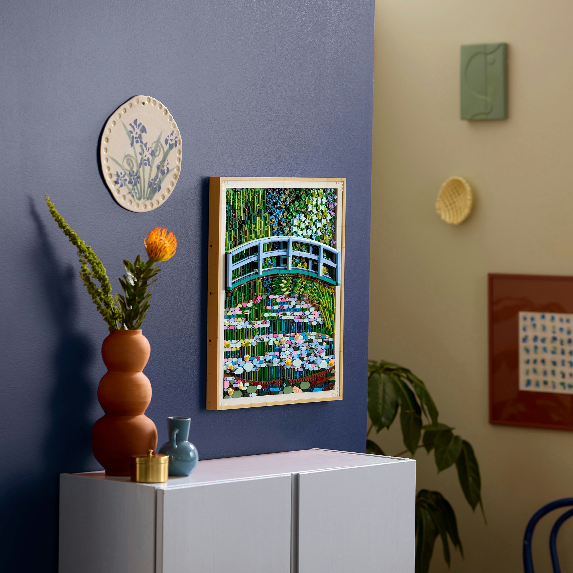 LEGO® Konstruktionsspielsteine »Claude Monet – Brücke über einen Seerosenteich (31220), LEGO ART«