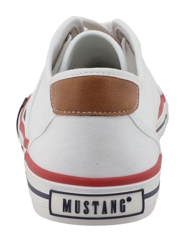 Mustang Shoes Sneaker »Calogero«  Freizeitschuh, Halbschuh, Schnürschuh mit modischen Kontrastnähten
