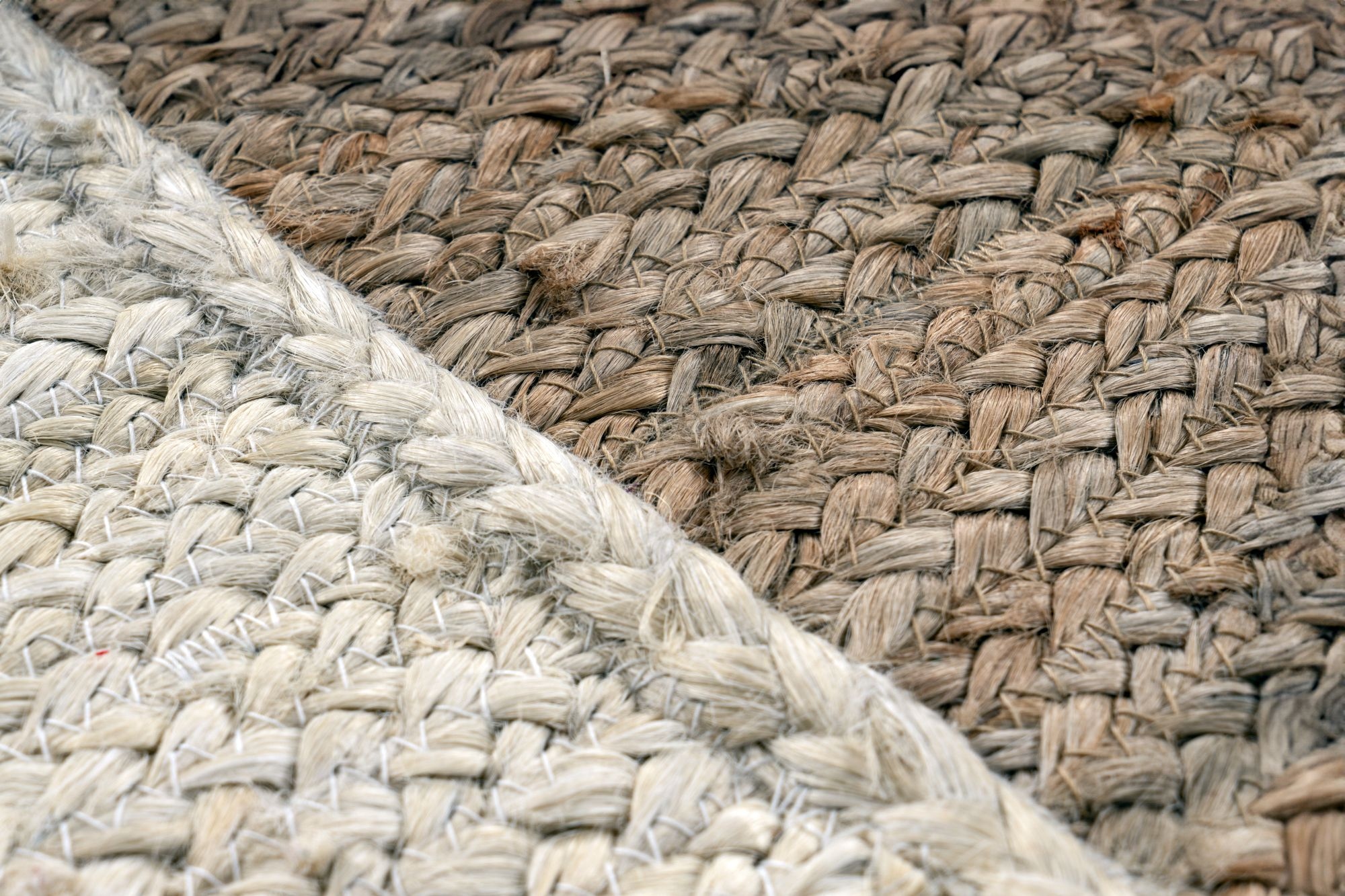 Kayoom Teppich »Cozy Bliss 470 Juteteppich« rechteckig 8 mm Höhe Kurzflor, Handgeknotet, Modernes Muster, Jute, Wohnzimmer