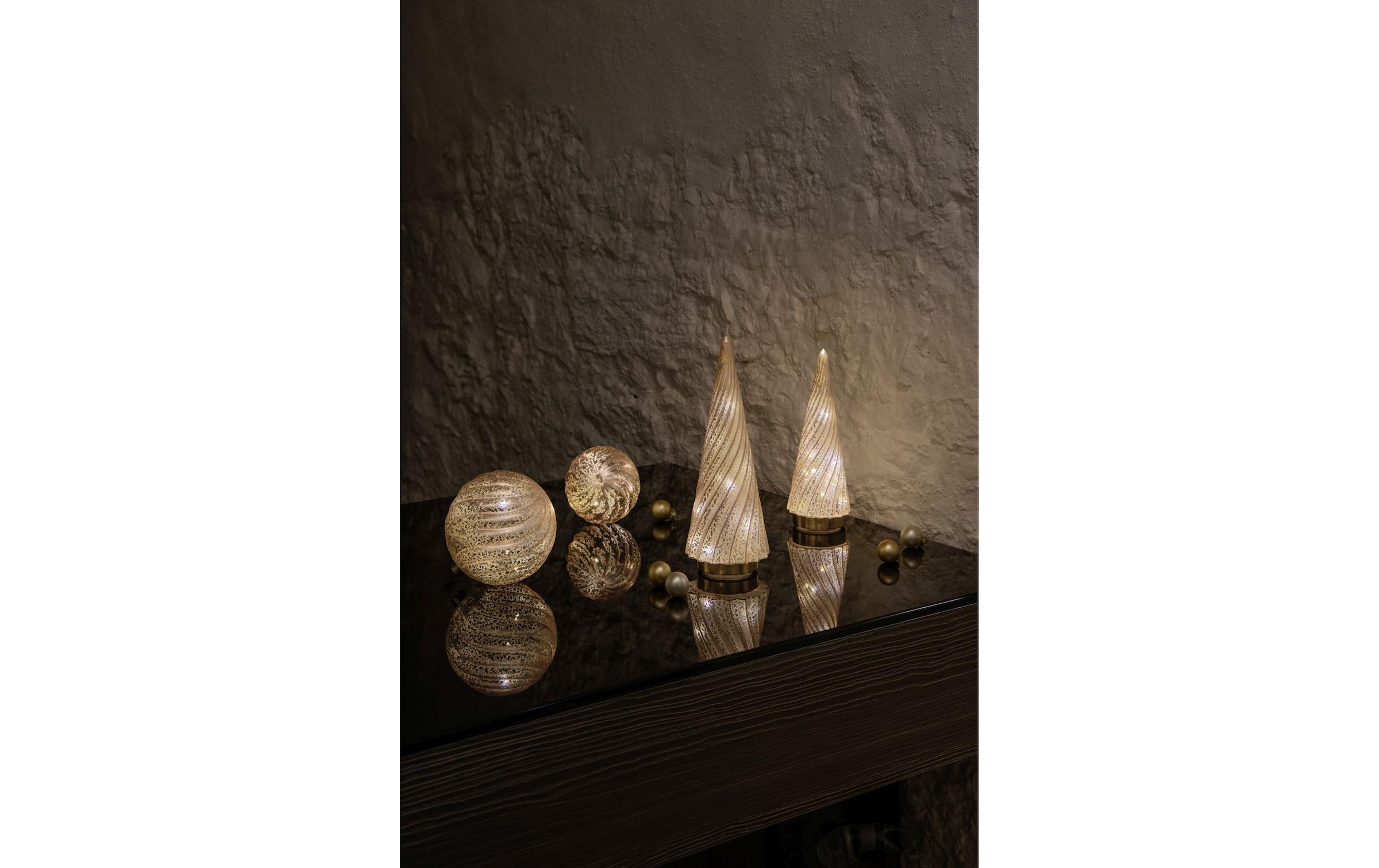 STT LED Dekofigur »Glass tree rose 28 Warmweiss« Warmweiss