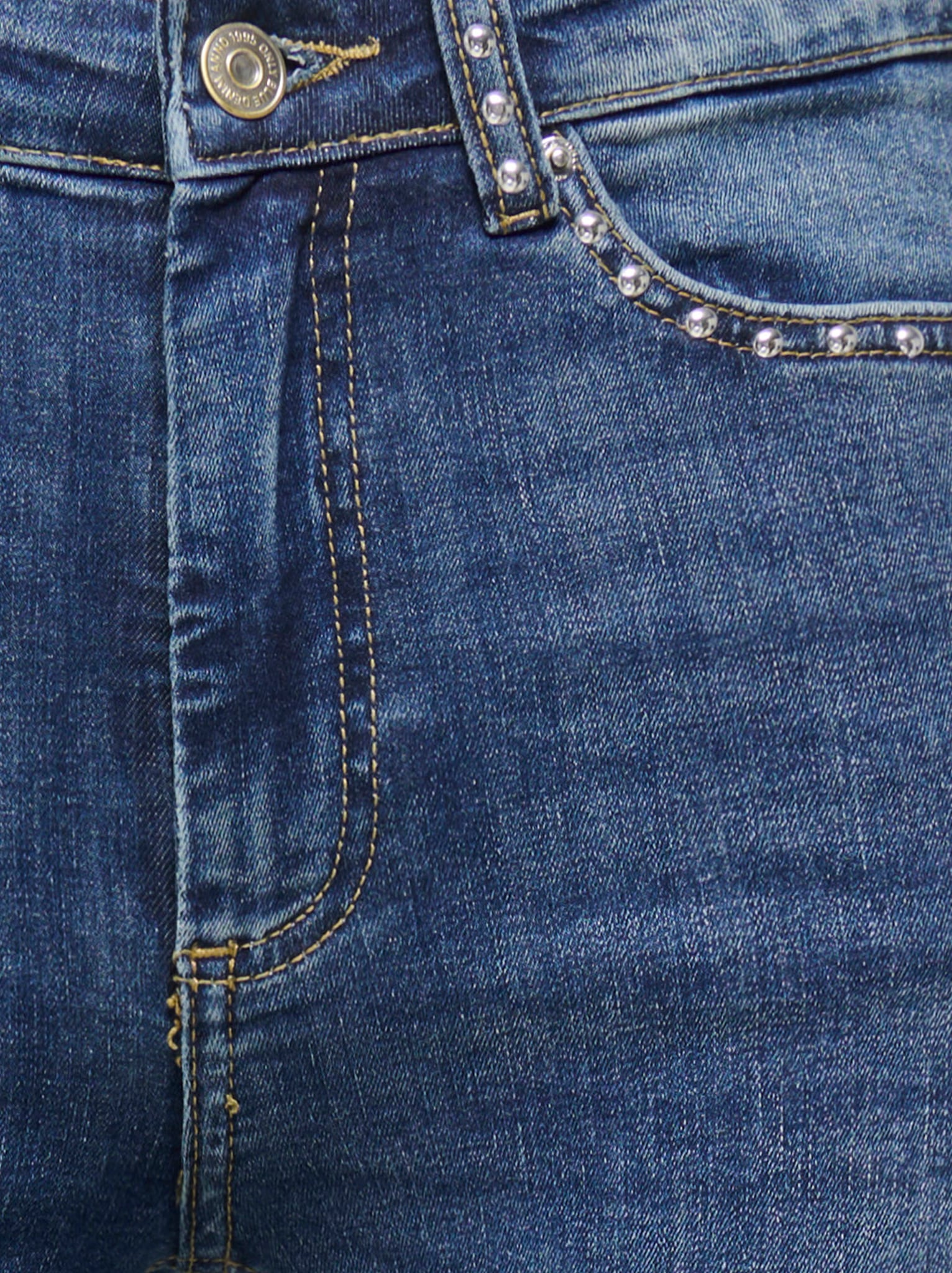 ONLY Jeans skinny »ONLWAUW HW SPARKLE SKINNY DNM« avec détail de strass