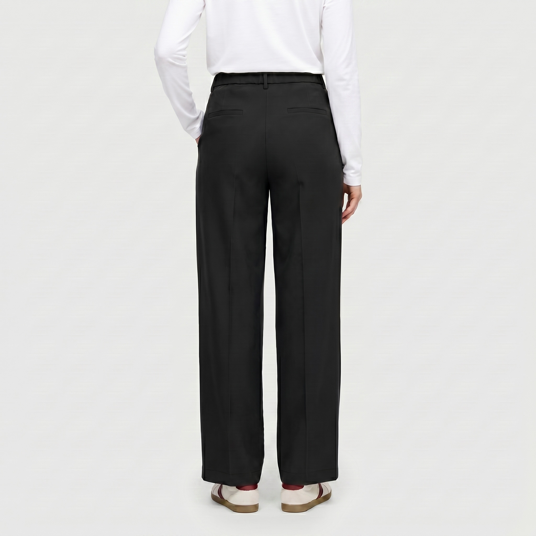 MAC Stoffhose »STRAIGHT«  mit hoher Leibhöhe und gerader Beinform