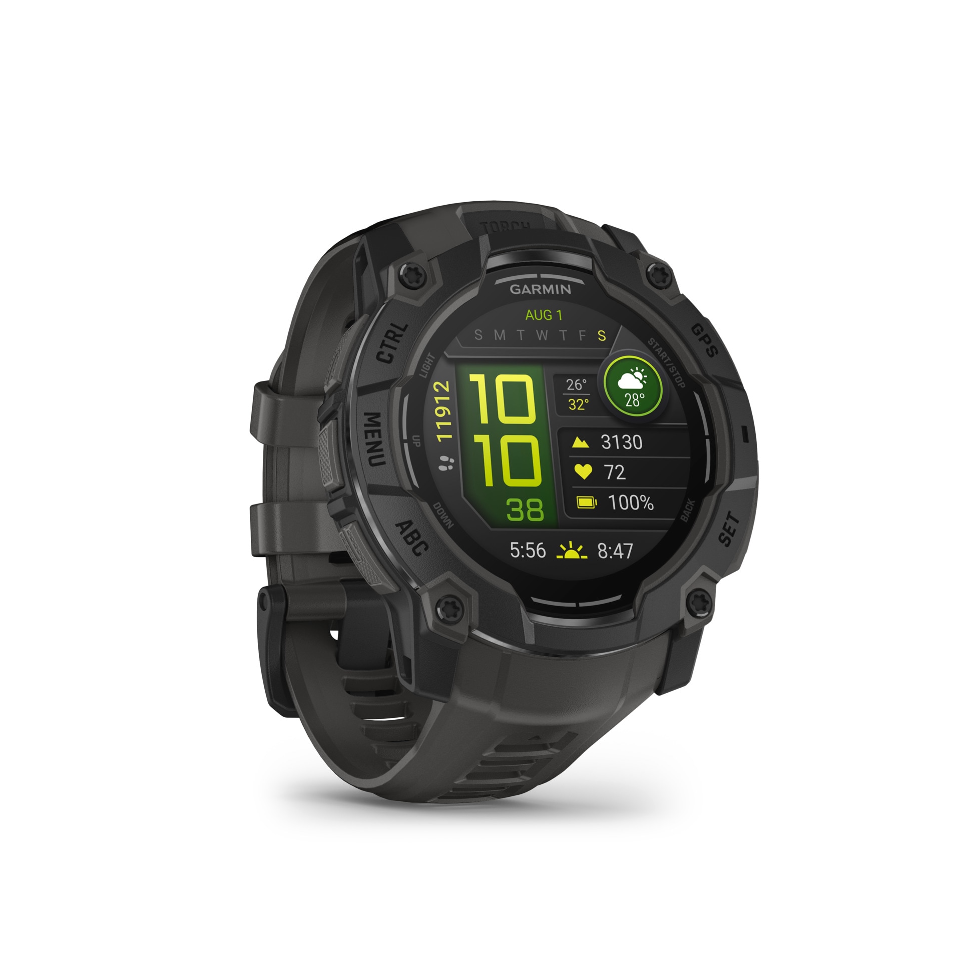Garmin Smartwatch »Instinct 3 AMOLED 50mm« (3,3 cm / 1,3 ″)