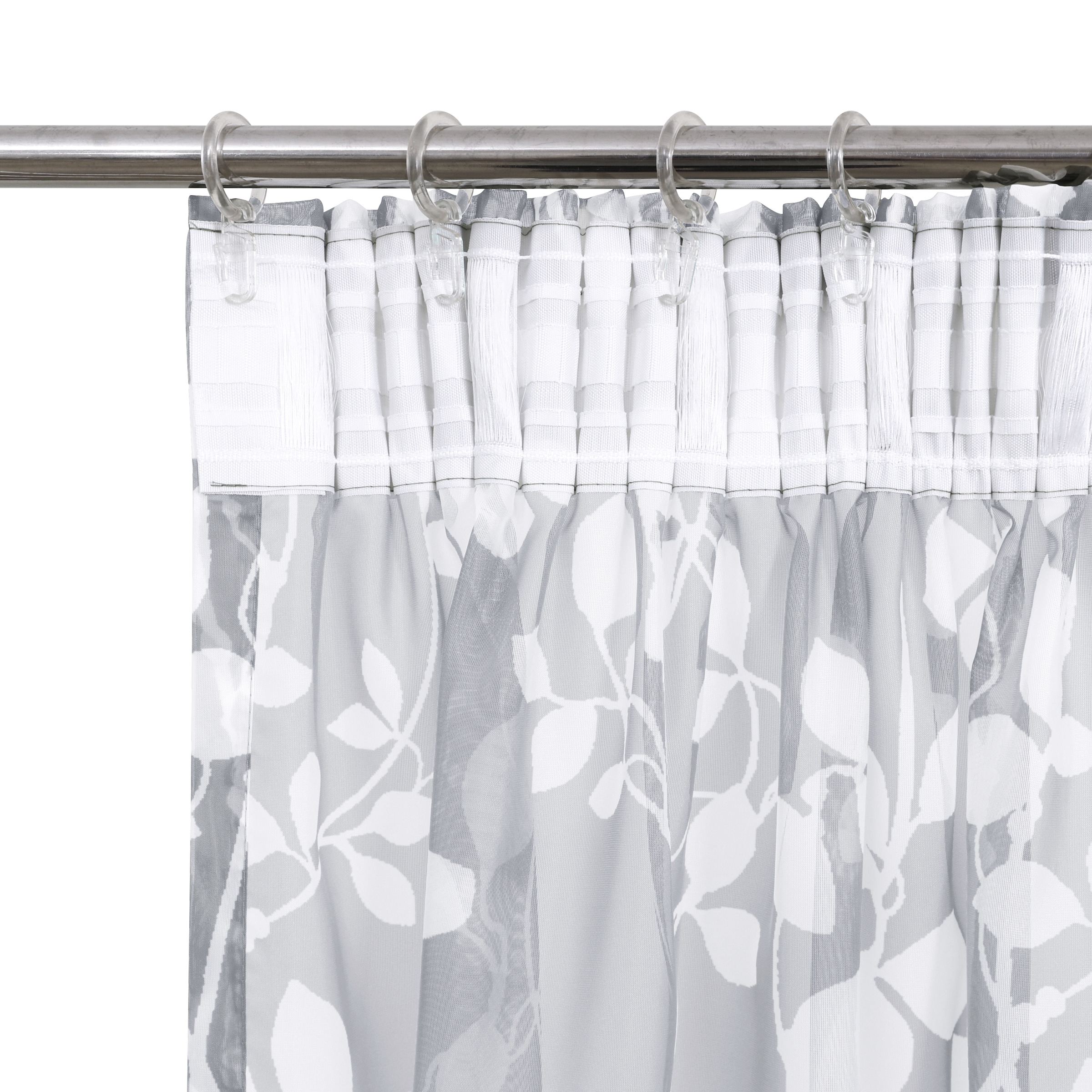 my home Gardine »Issoire« Multifunktionsband 1 Stk. tlg. Wohnzimmer, Schlafzimmer, Esszimmer, gemustert und halbtransparent