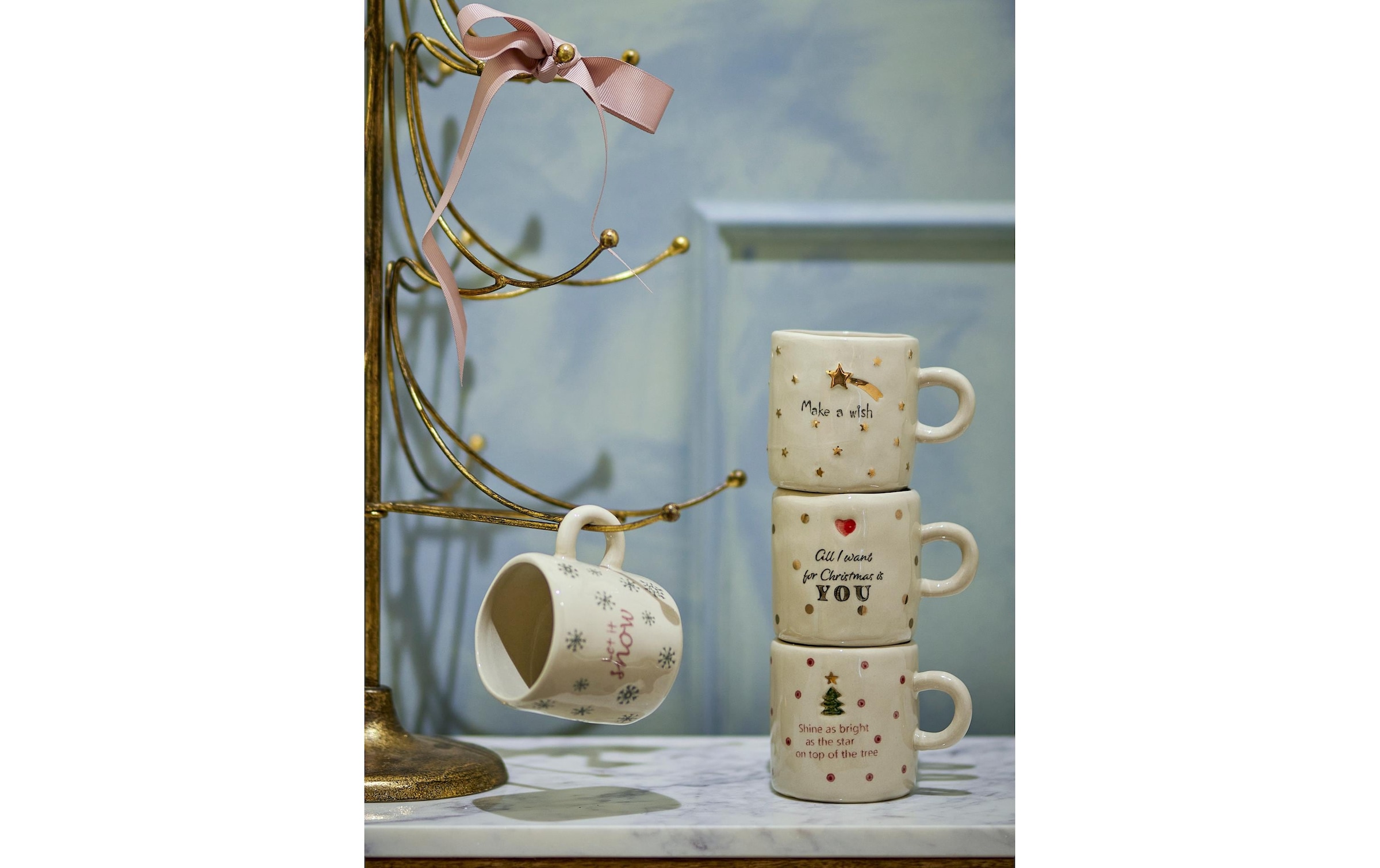 Bloomingville Tasse »Tasse Christy 4 Stück, 260 ml«