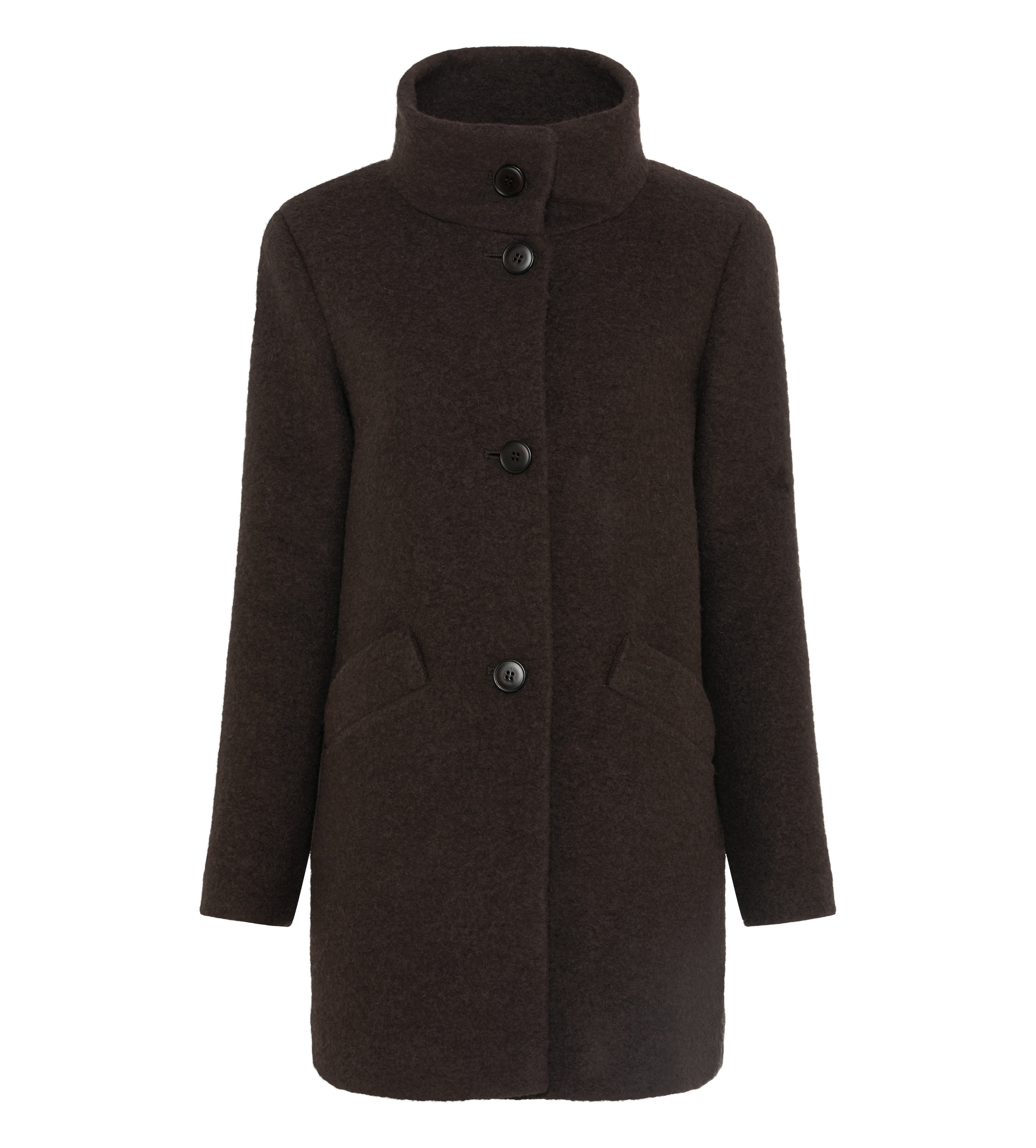 Fuchs Schmitt Manteau en laine Col montant, coupe régulière, mélange de laine