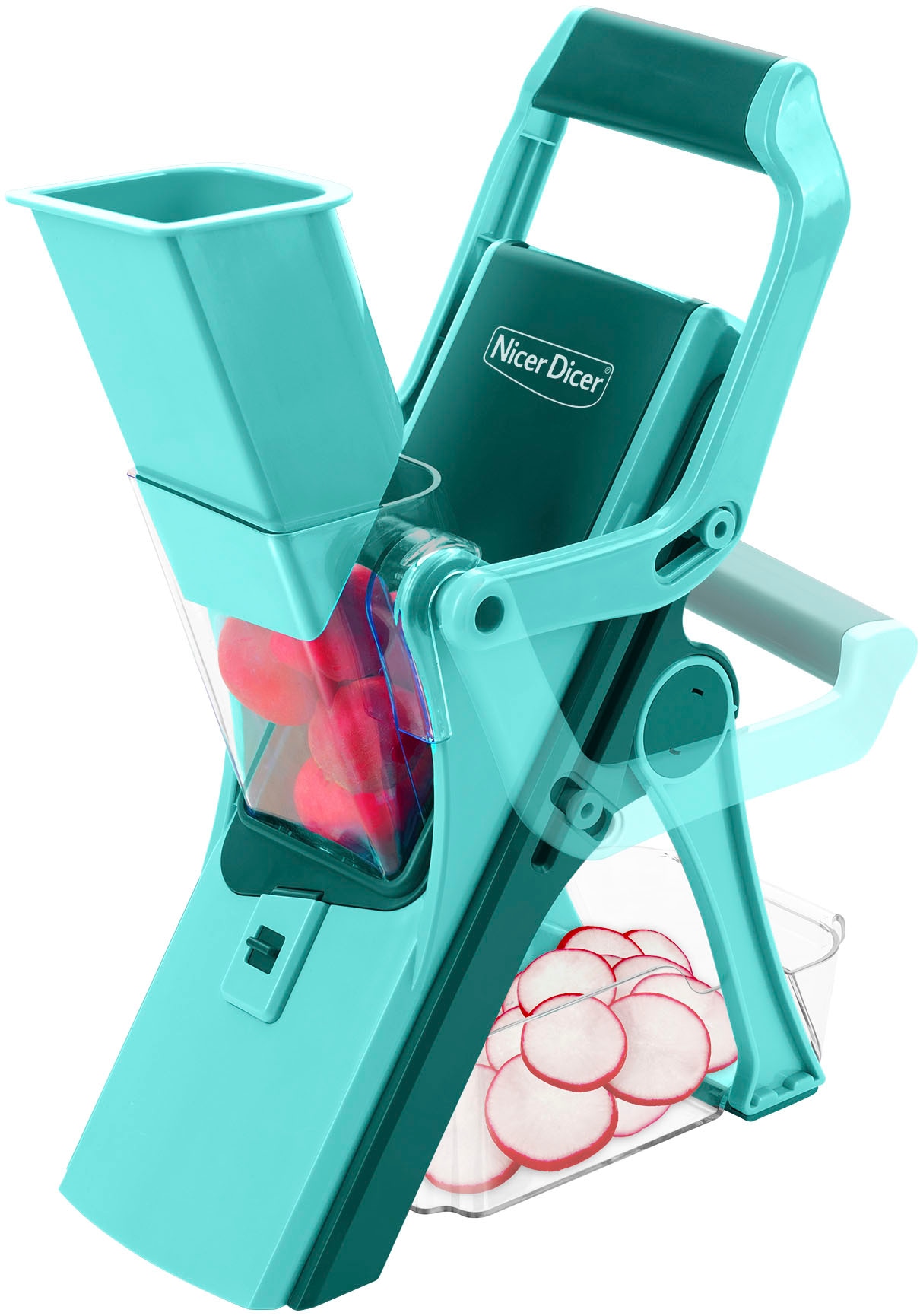 Genius Coupe-légumes »Nicer Dicer Mando, Zerkleiner, 10-tlg.« sicher und präzise