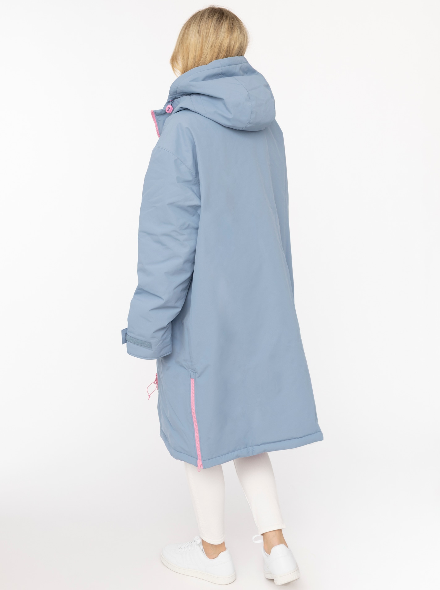 Zwillingsherz Kurzmantel »"Oversize Windjacke ZH"« Kapuze, Reissverschluss, seitliche Taschen, leicht wattiert
