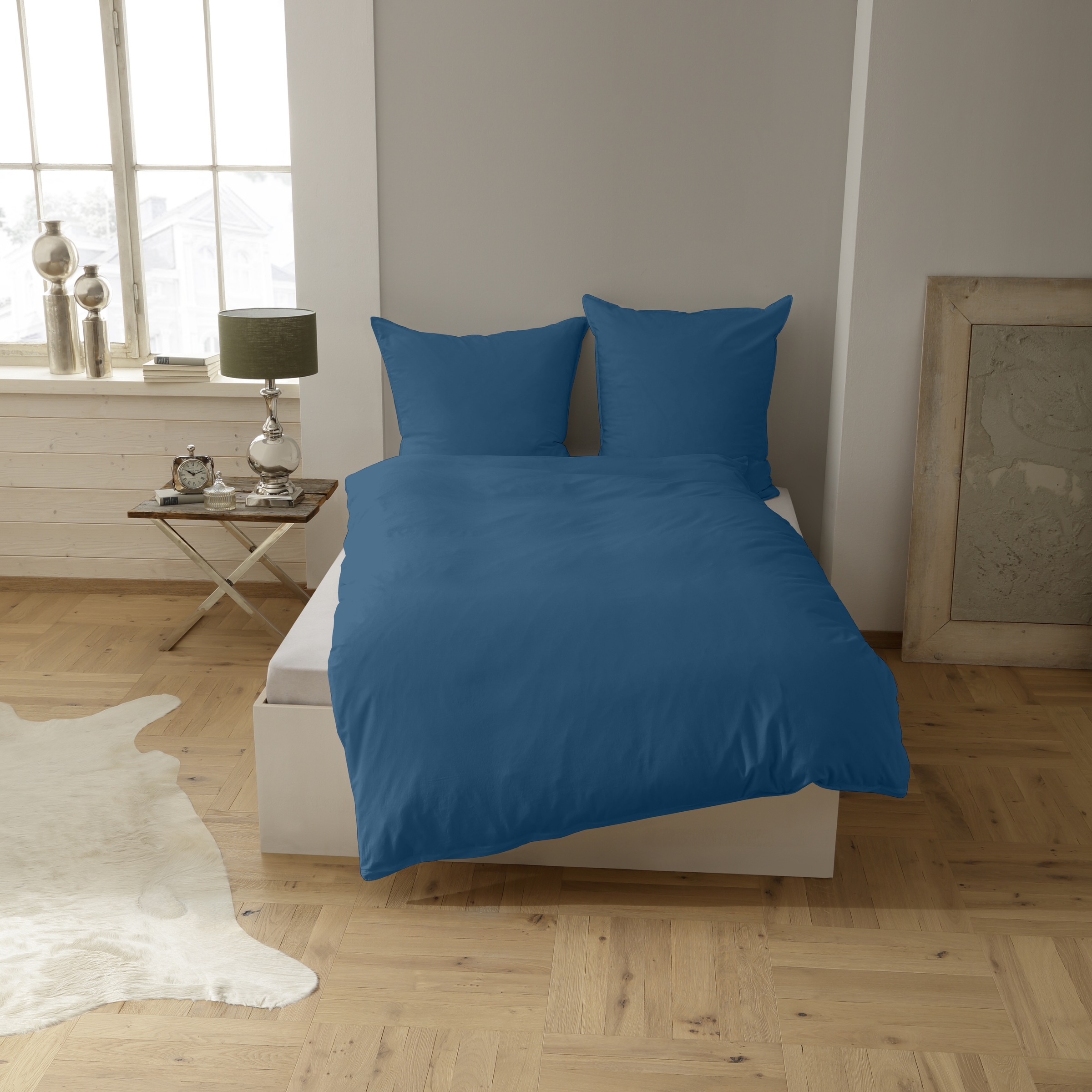 CASATEX Bettwäsche »Uni« 2 Stk. Uni Design, Reissverschluss, tolle Farben