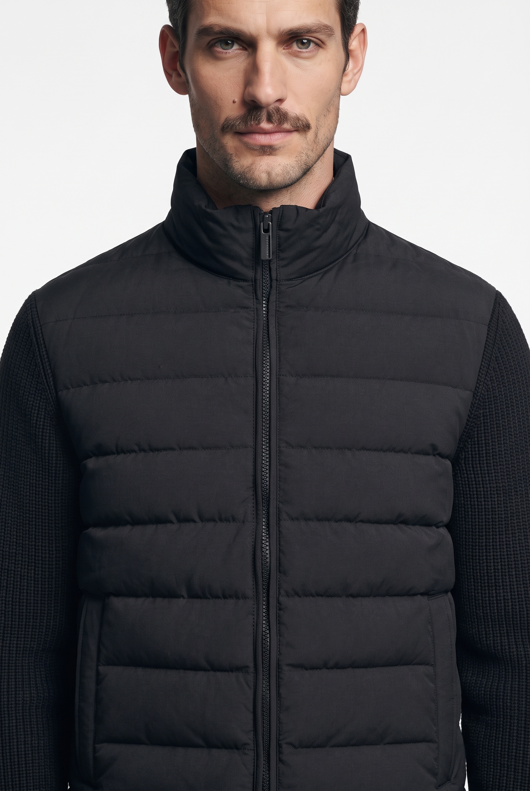 Colmar Veste matelassée Col montant coupe régulière, fermeture éclair à deux sens