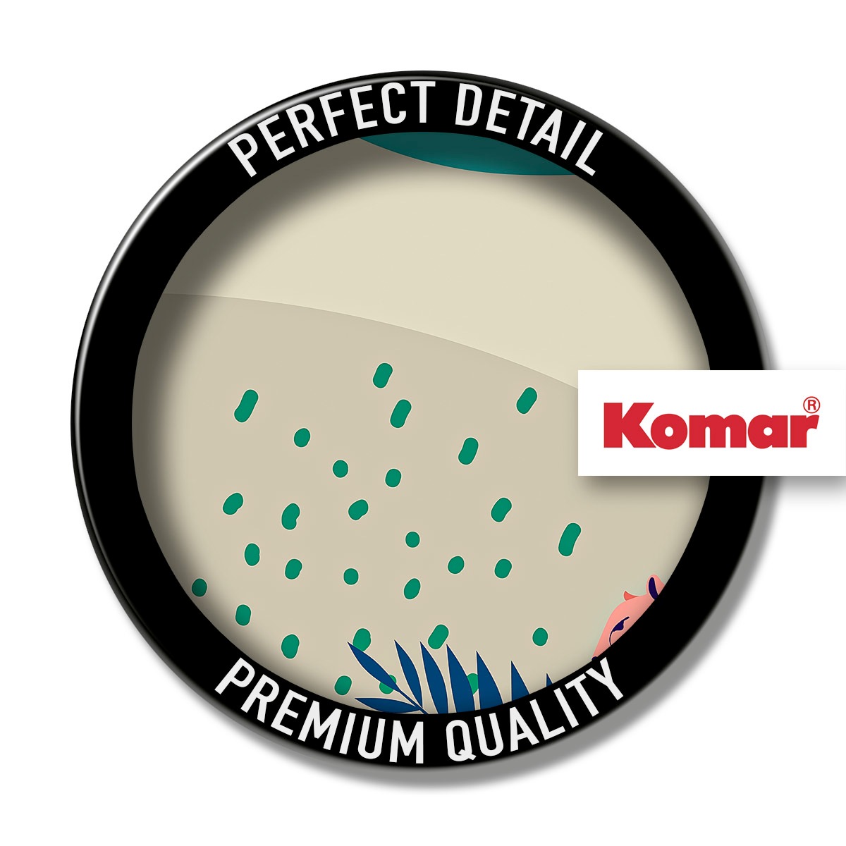 Komar Fototapete »Jungle Rendezvous« bedruckt glatt 350 x 250 cm (Breite x Höhe) - Tapete, Vlies, Wohnzimmer, Schlafzimmer