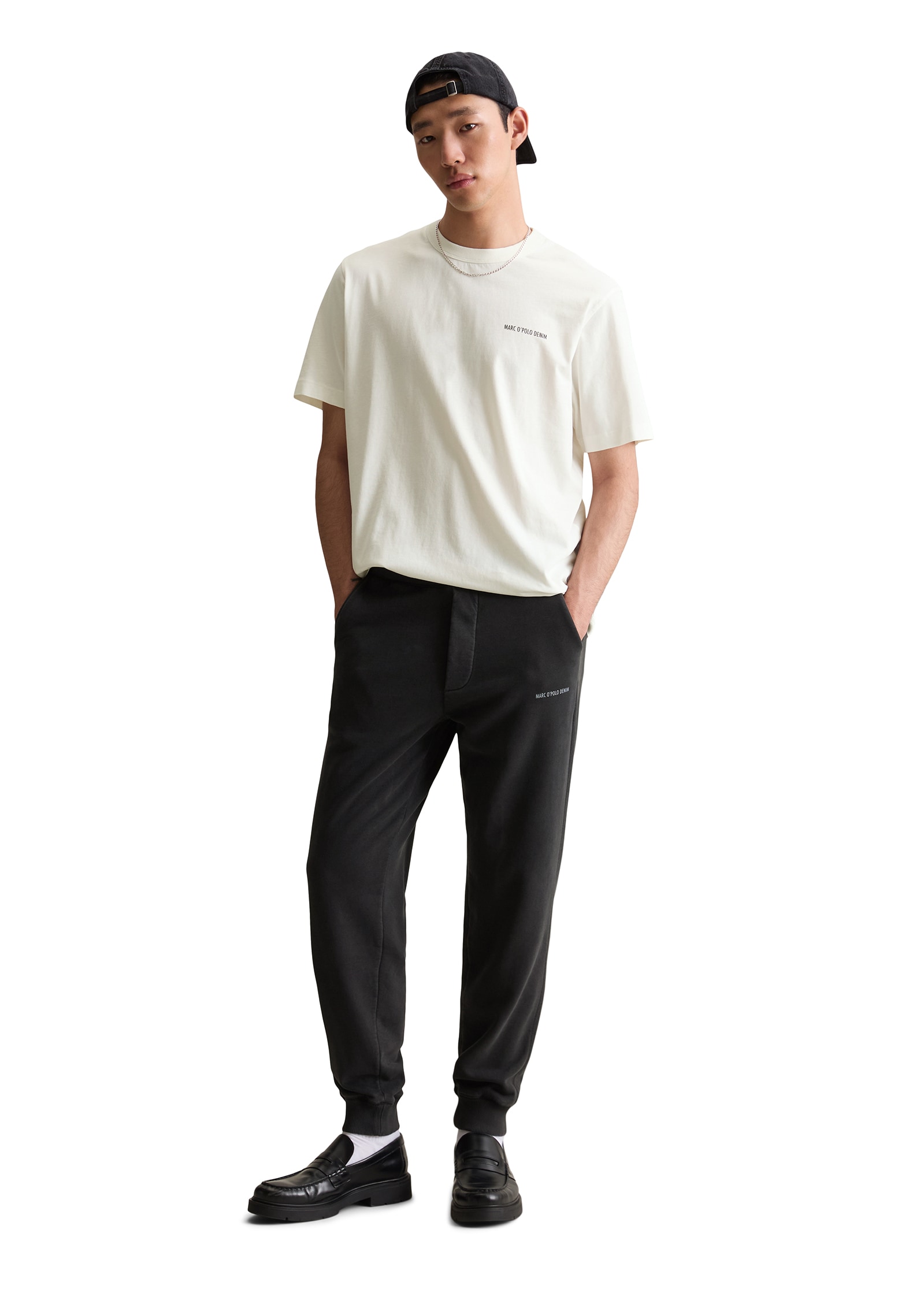 Marc O'Polo DENIM T-shirt relaxed fit mit grossem Foto-Rückenprint