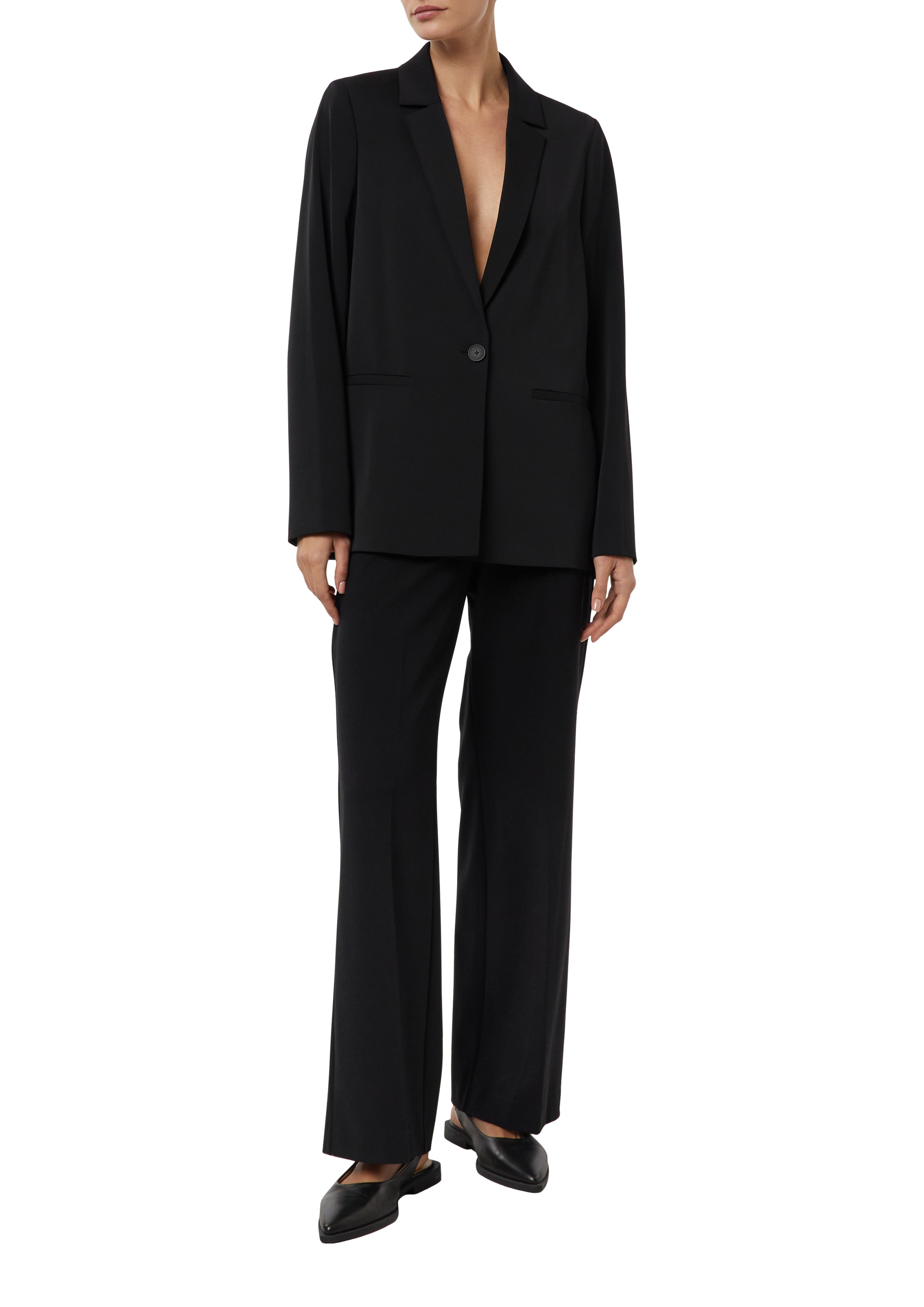 Comma Pantalon à pinces  avec viscose et stretch