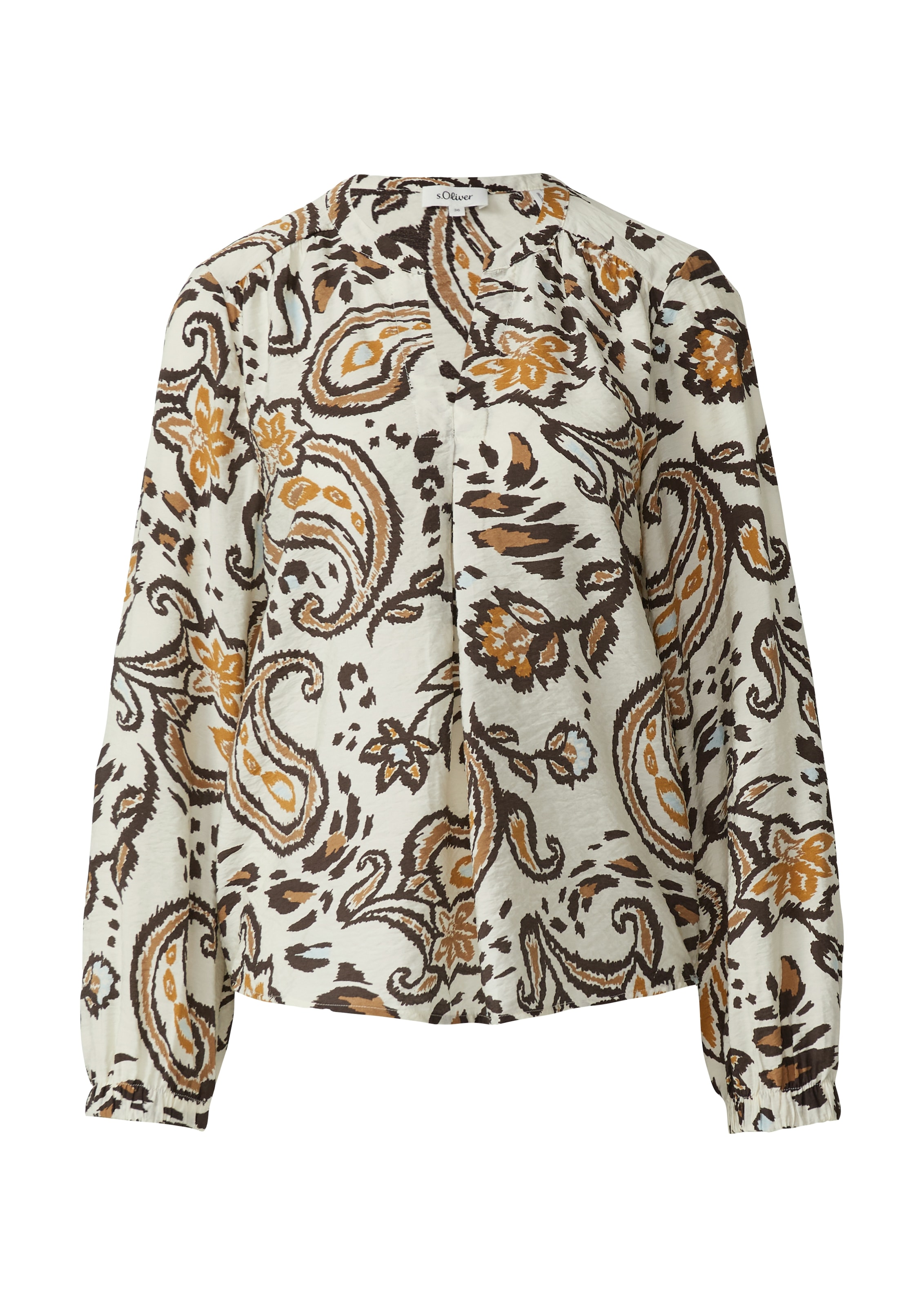 s.Oliver Langarmbluse , mit floralen Muster
