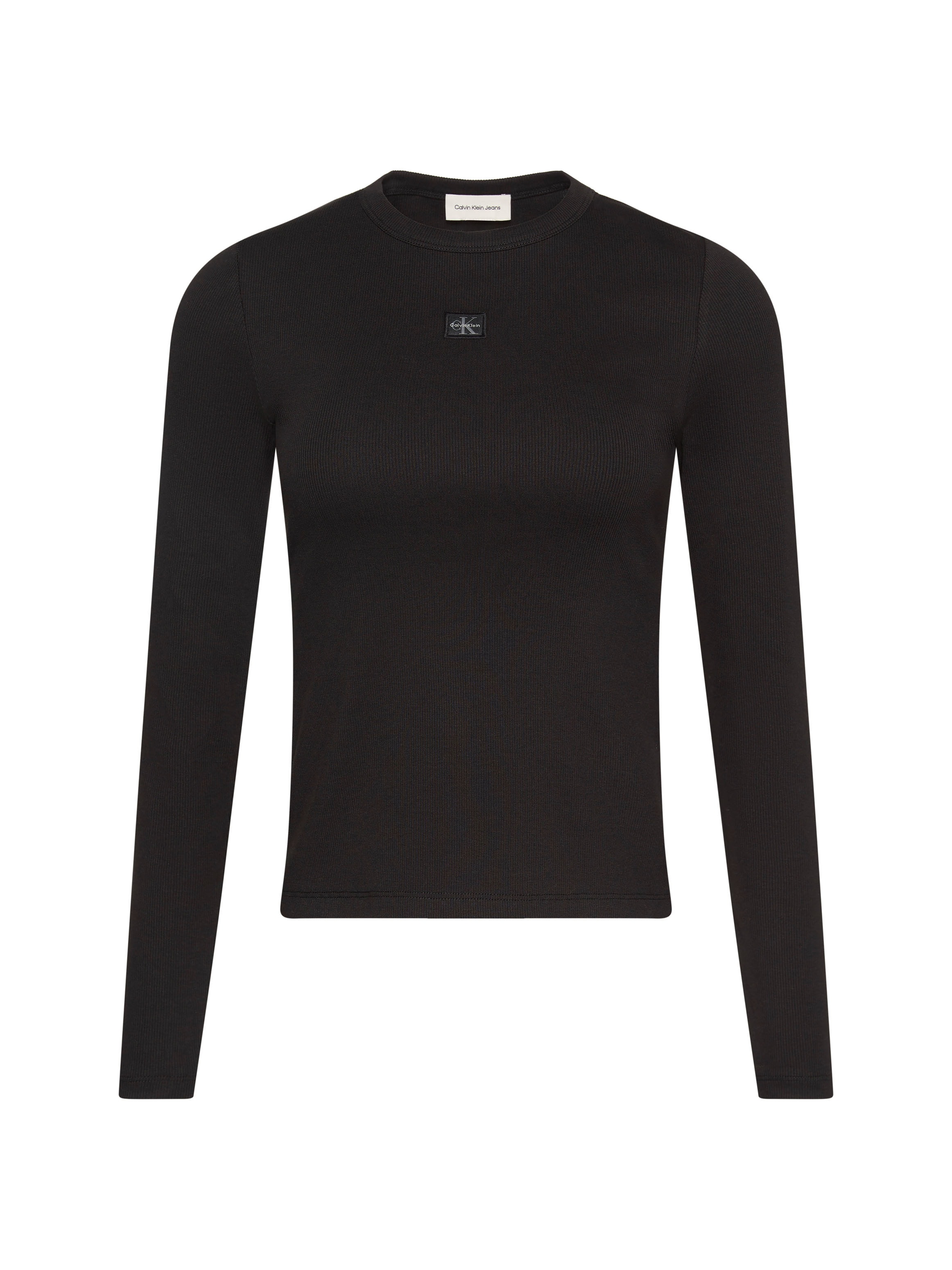 Calvin Klein Jeans Haut de chemise Figurbetonte Passform mit Rundhalsausschnitt