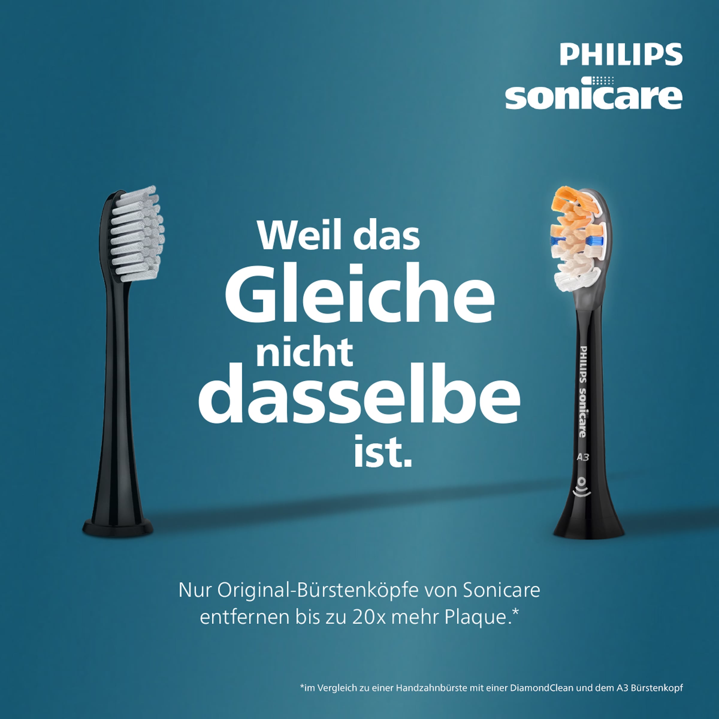 Philips Sonicare Aufsteckbürsten »C1 ProResults HX6016/87« aufsteckbar, mit Schalltechnologie, Standardgrösse