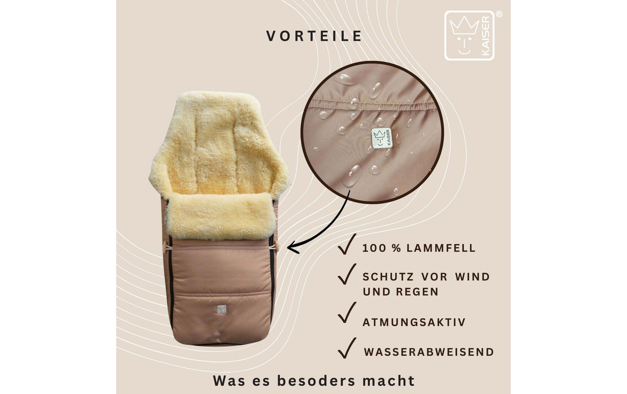 Kaiser Chancelière »Dublas 2.0 aus Lammfell«