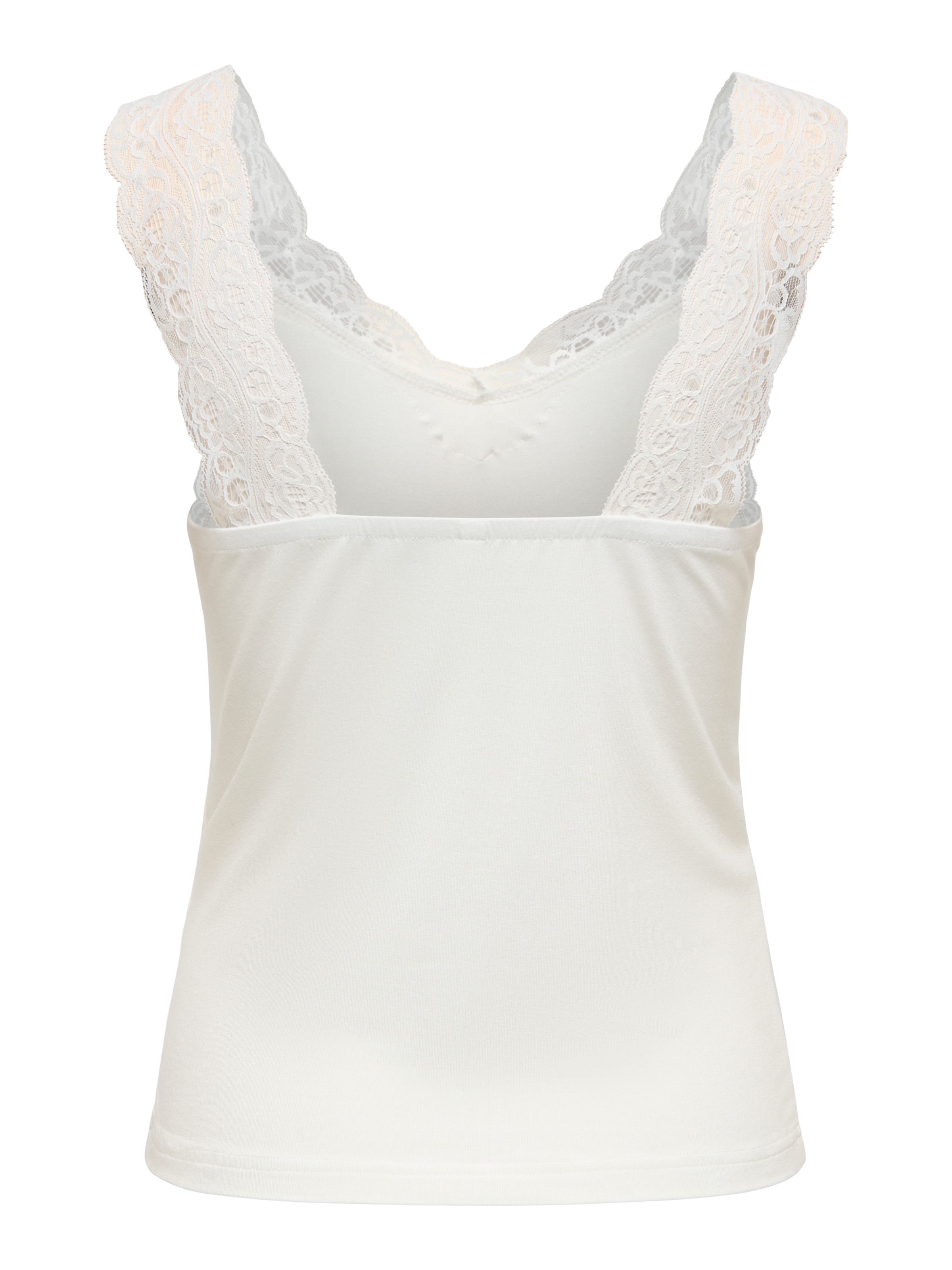 ONLY Top en dentelle »ONLLUNI TANK TOP WITH LACE DETAIL CS JRS« mélange viscose, coupe régulière