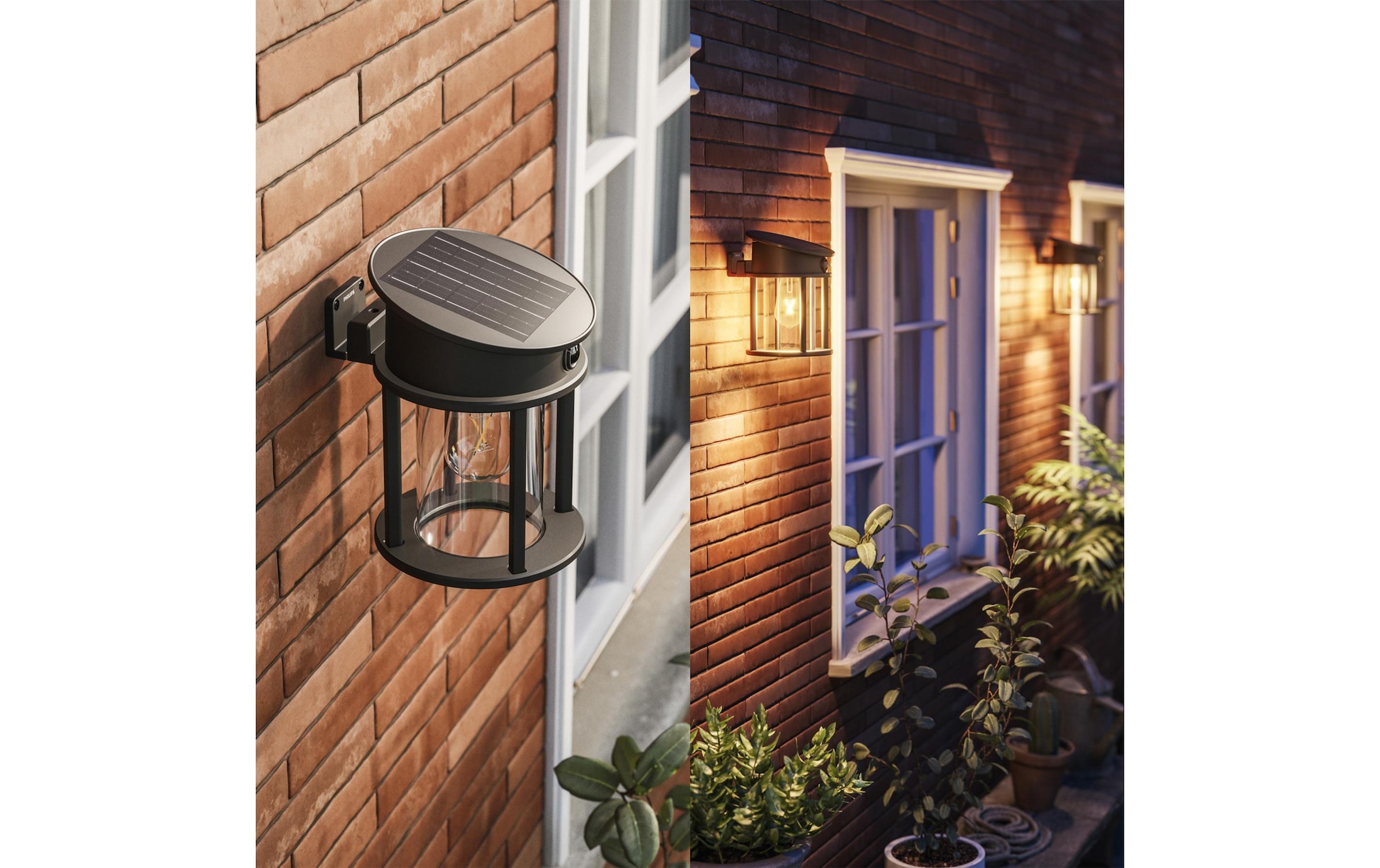 Philips LED Solarleuchte Warmweiss