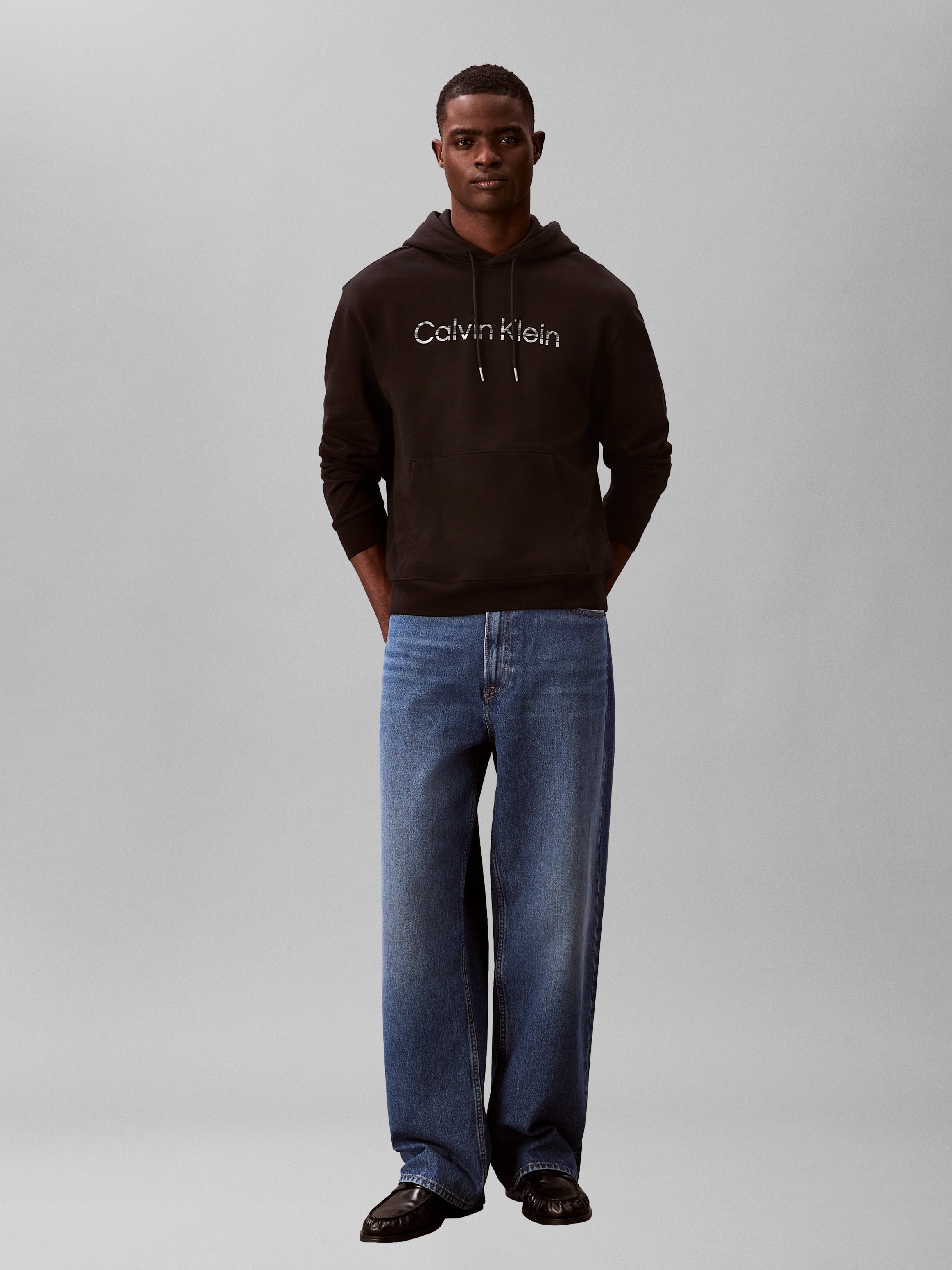 Calvin Klein Jeans Kapuzensweatshirt »LS EU 350TERRY HOODIE«, Regular fit mit Kapuze
