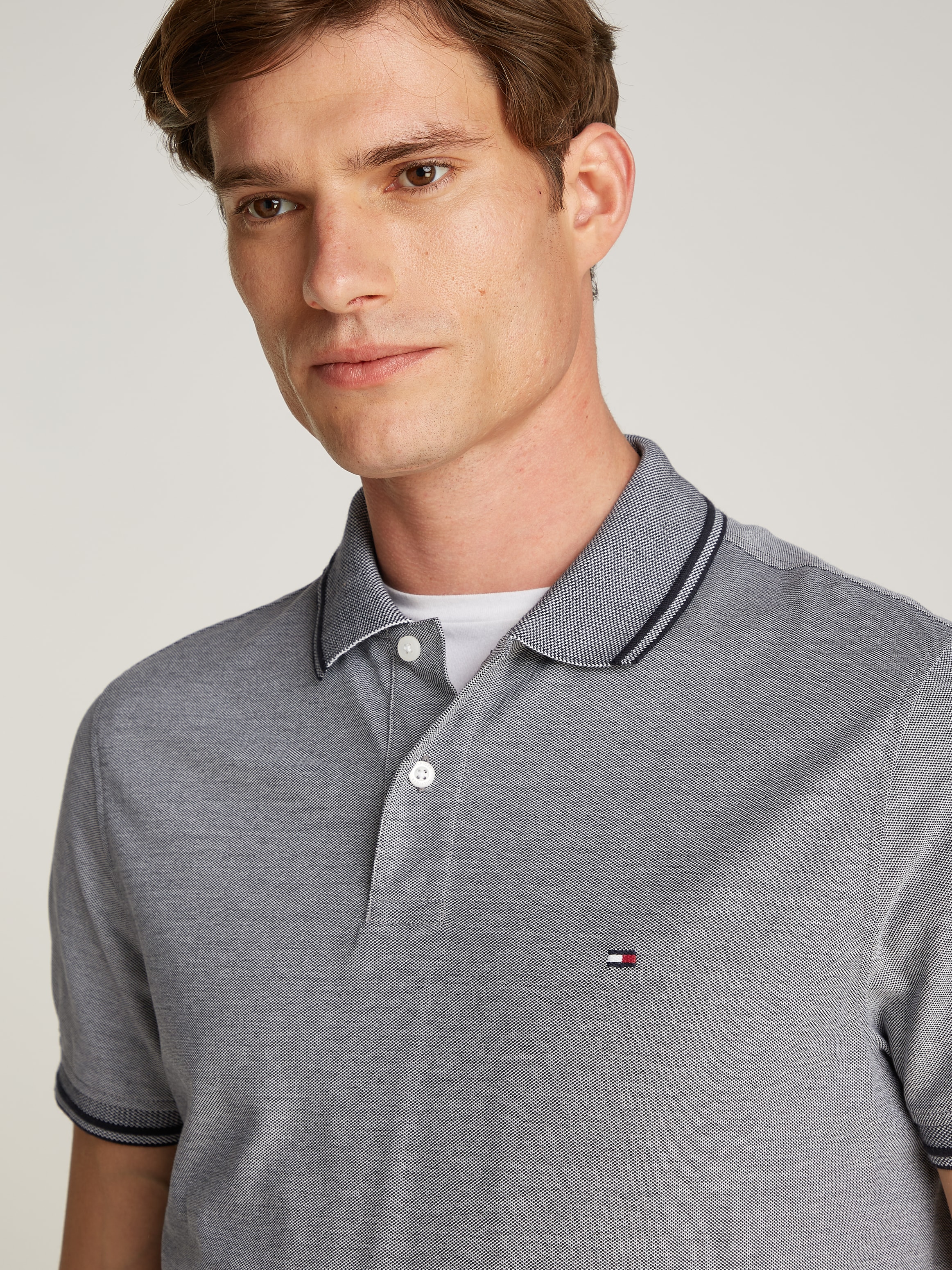Tommy Hilfiger Polo »OXFORD TWO TONE REG POLO«