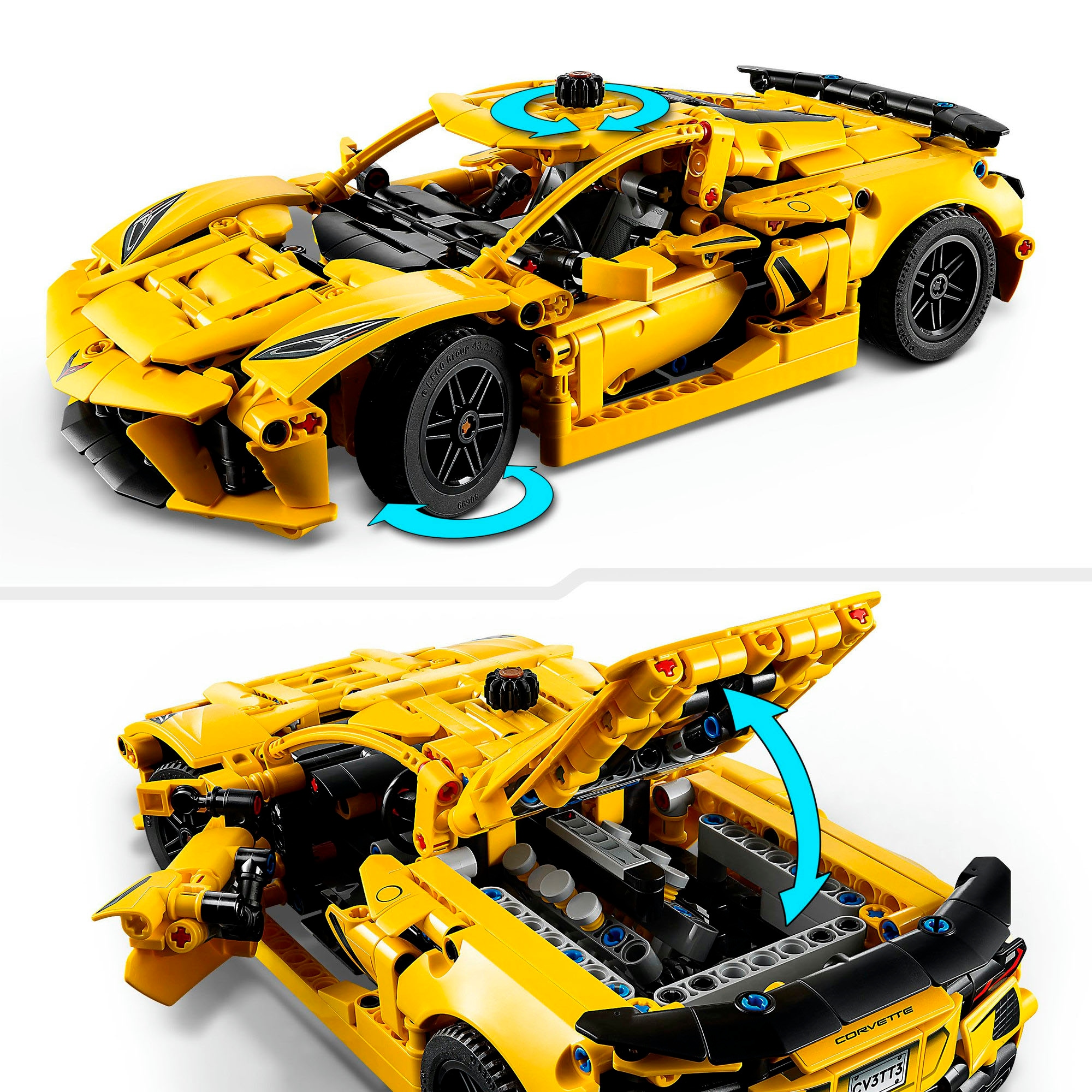 LEGO® Konstruktionsspielsteine »Chevrolet Corvette Stingray (42205), LEGO® Technic« Made in Europe