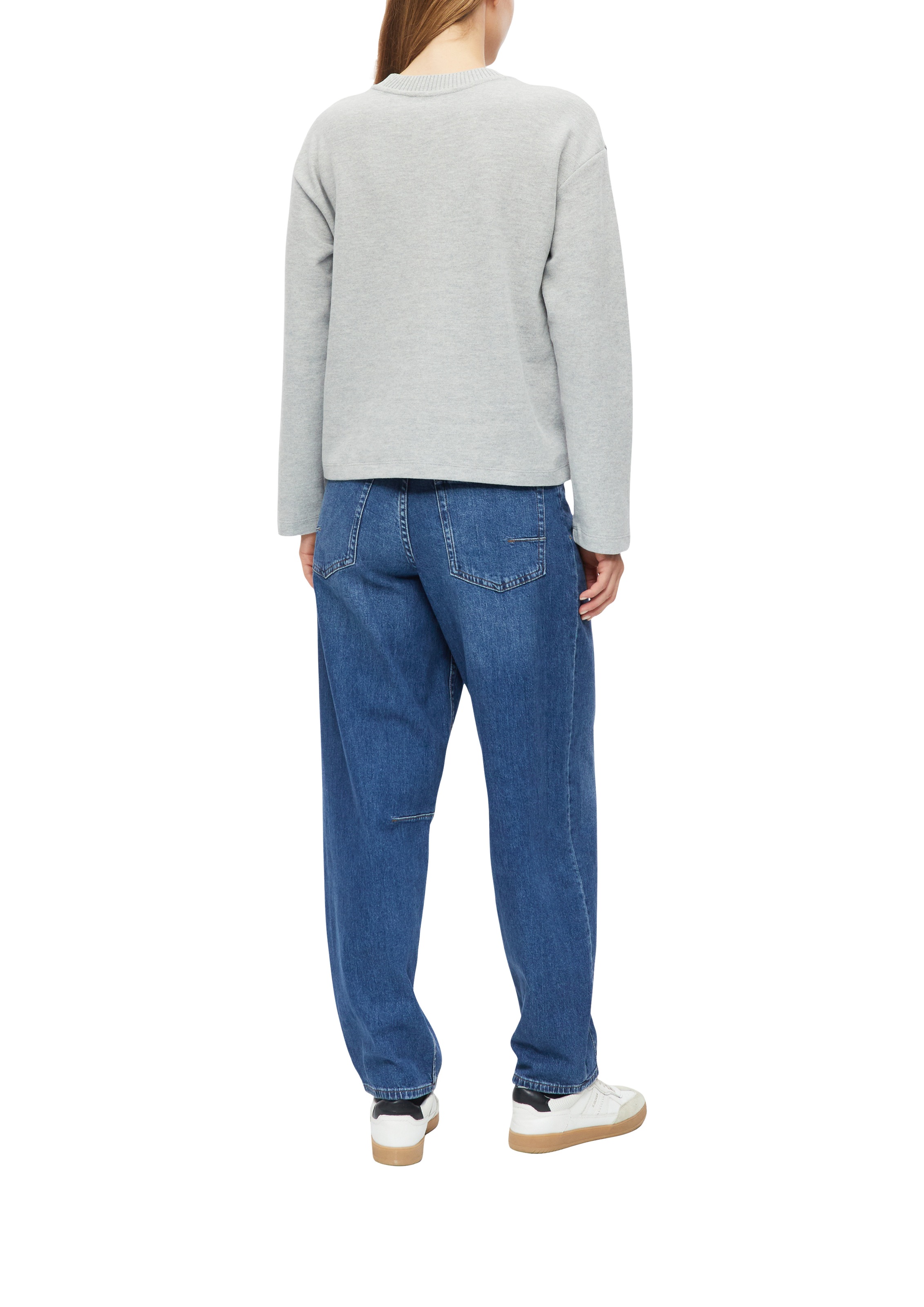 s.Oliver Sweat-shirt , Coupe décontractée avec épaules tombantes
