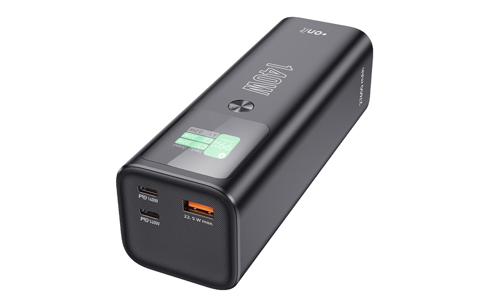 onit Powerbank »Pro Block 27600 mAh PD« 27.600 mAh Leistungsstarke Powerbank in kompaktem Design mit drei Ladeanschlüssen
