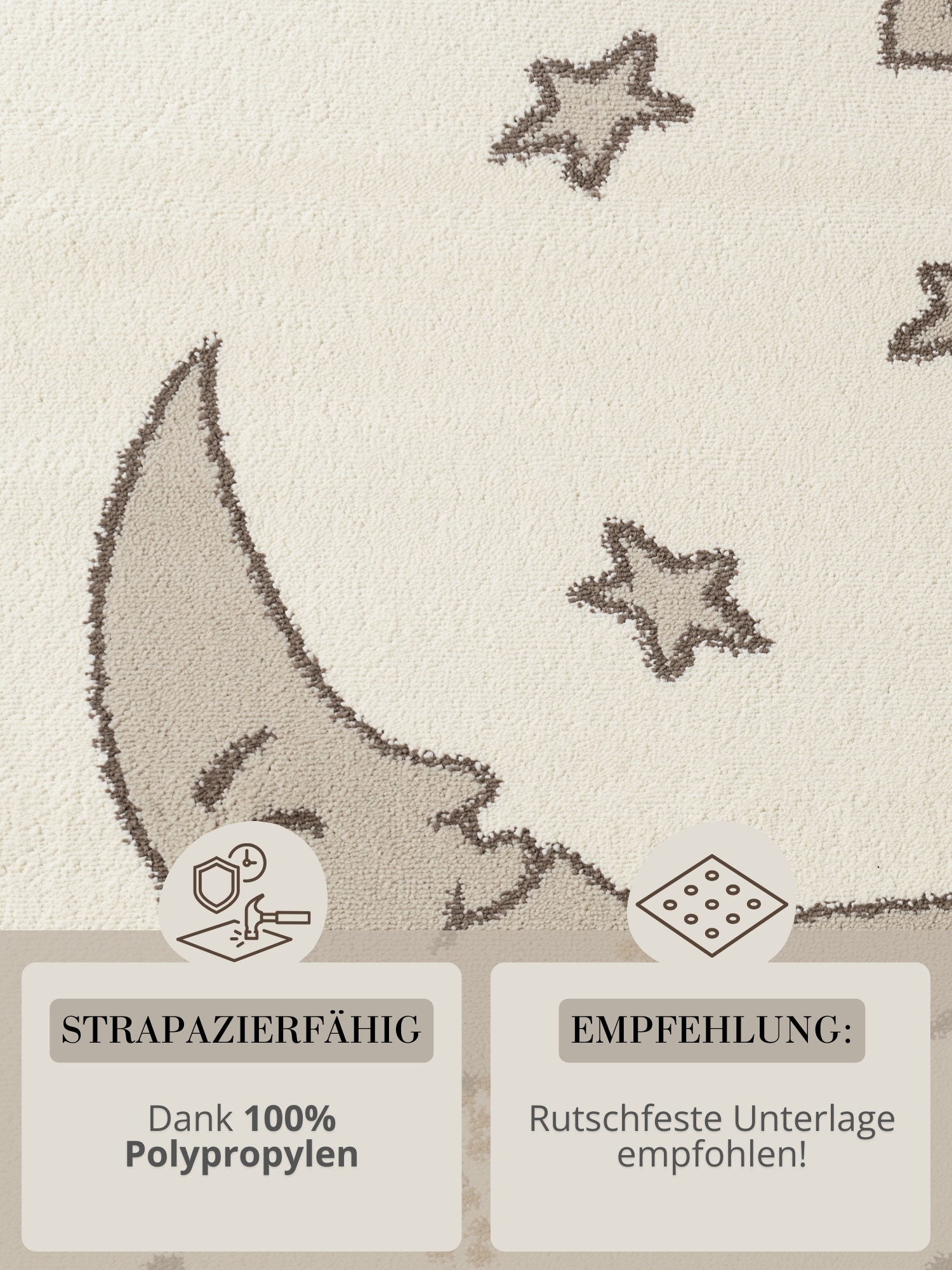 HANSE Home Tapis pour enfants »Little Elli« Rectangulaire 10 mm Höhe Pflegeleicht, Weich, Kinderzimmer, Spielteppich, Spielunterlage