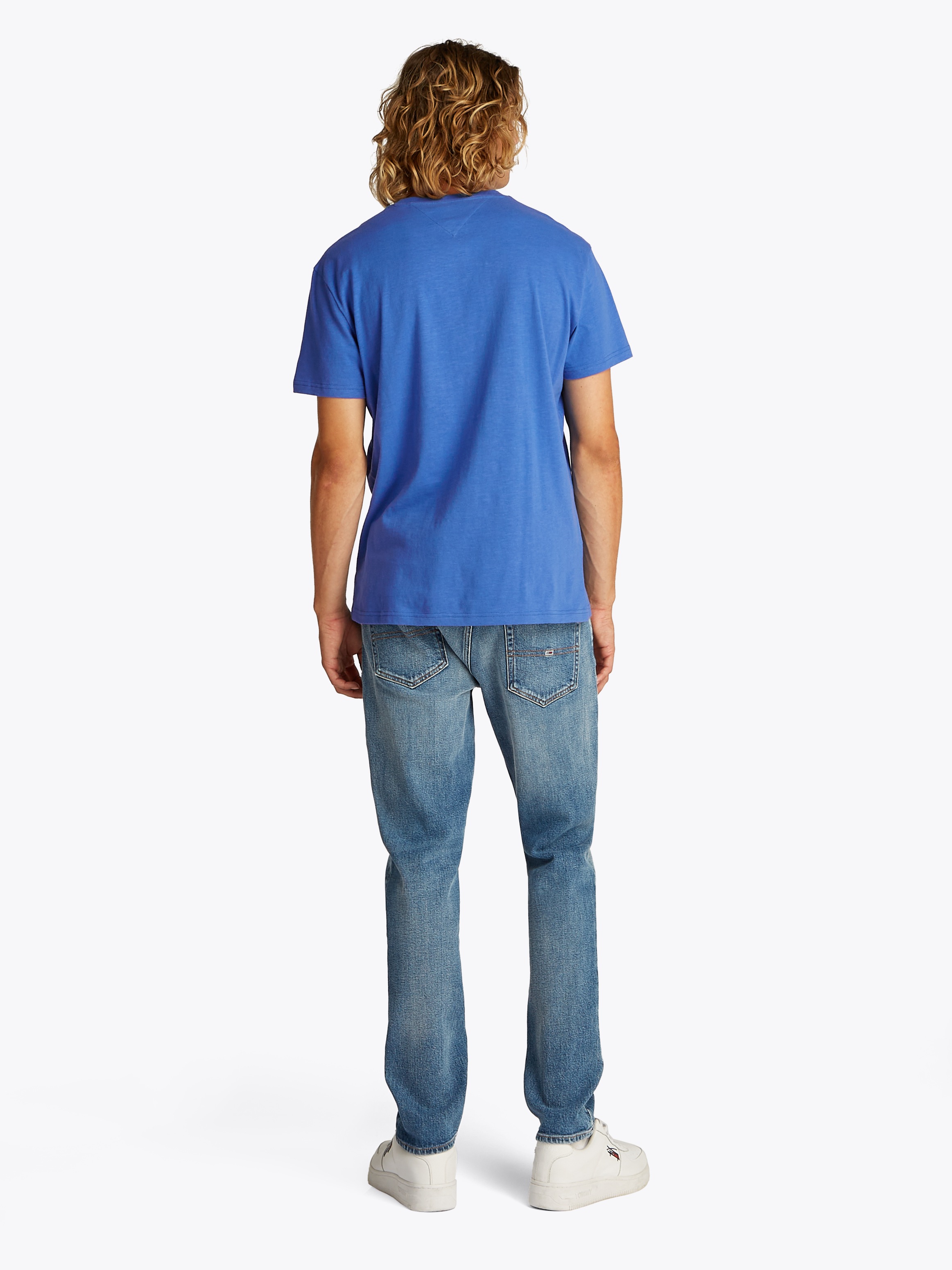 Tommy Jeans Kurzarmshirt »TJM REG GRAPHIC SLUB TEE EXT« Mit Rundhalsausschnitt