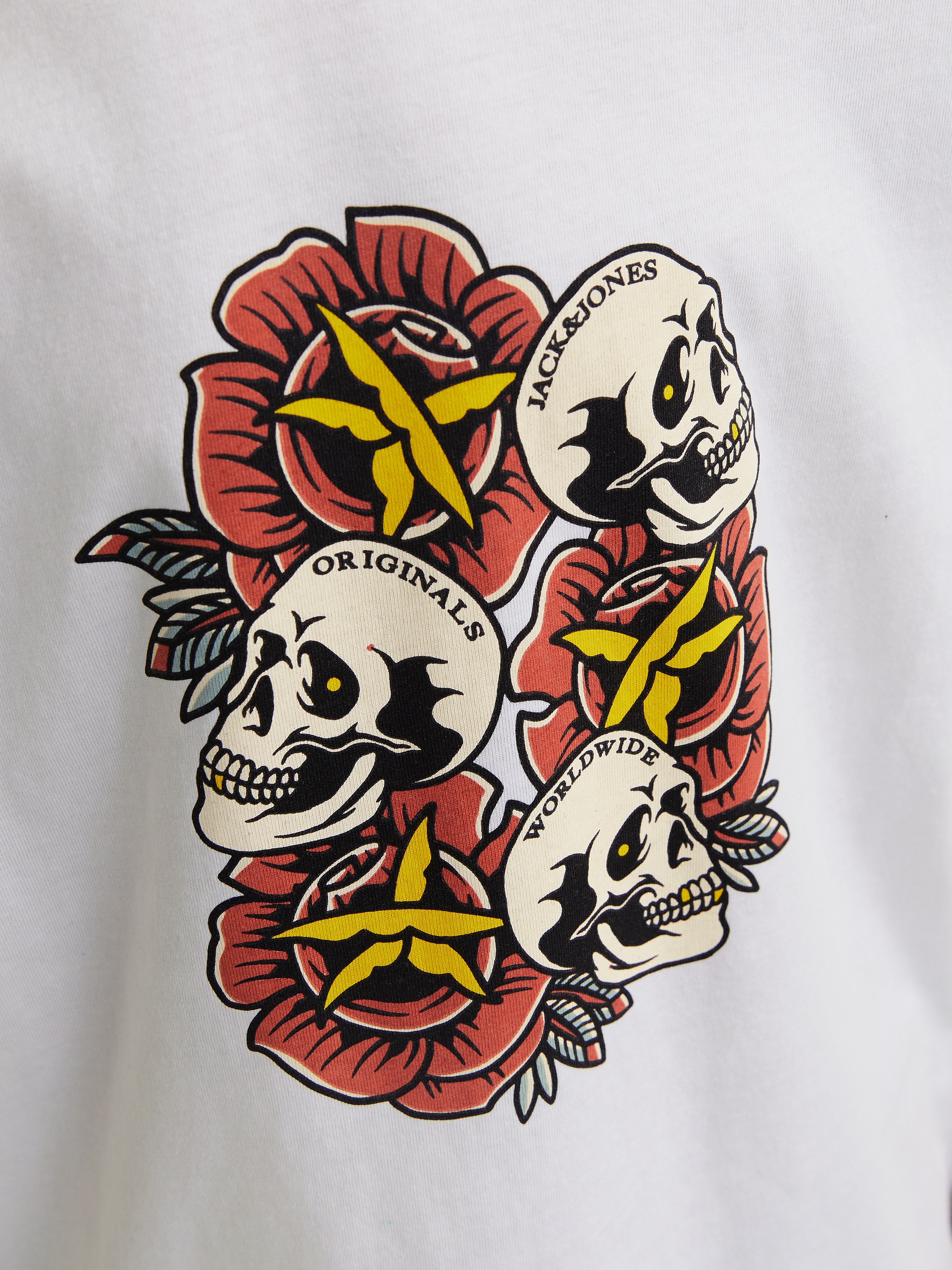 Jack & Jones Junior T-Shirt »JORANATOMY SKULL TEE SS CREW NECK SN JNR«