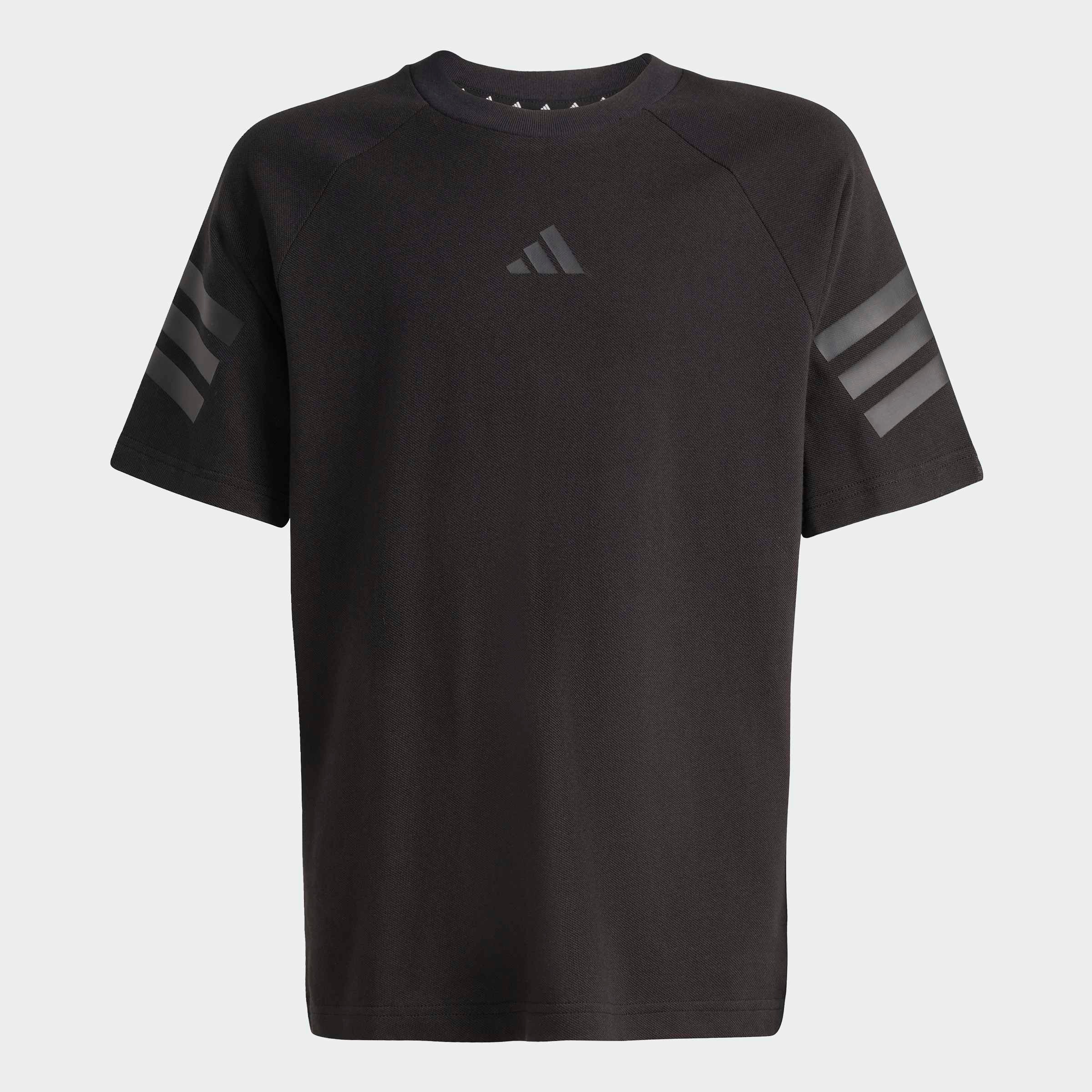 adidas Sportswear T-Shirt »FUTURE ICONS 3-STREIFEN« für Kinder, sportlicher Stil, normale Länge, gerader Abschluss