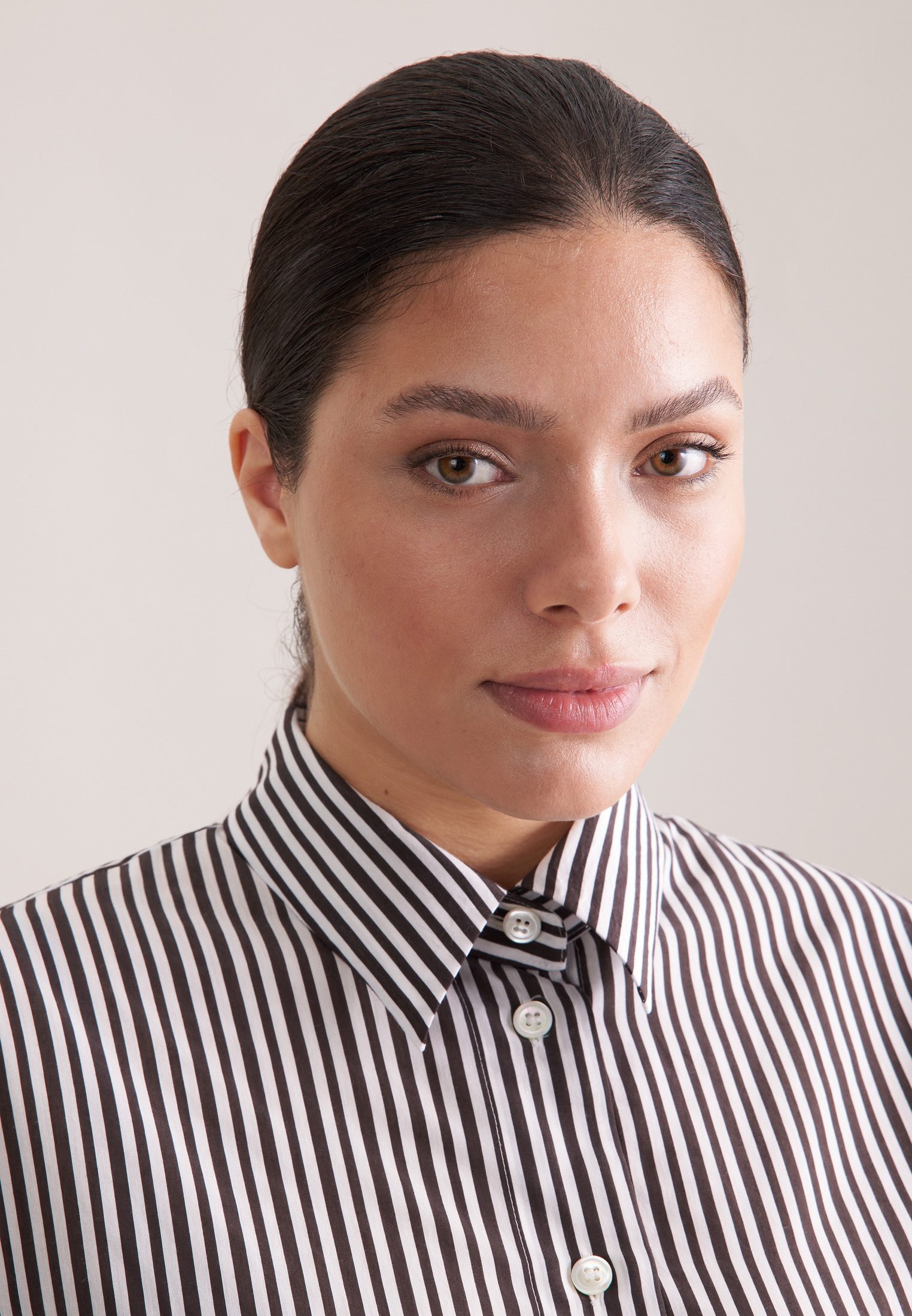 seidensticker Blouse classique »Schwarze Rose« 1/1 Gestreift