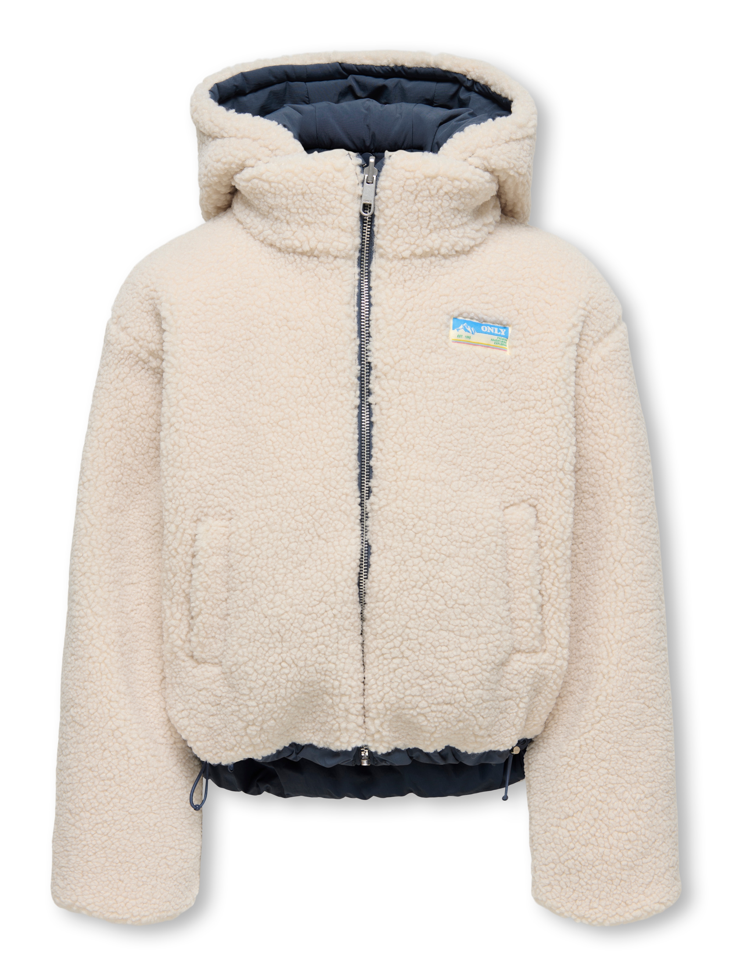 KIDS ONLY Veste réversible »KOGMARIA REVERSIBLE PUFFER JACKET OTW« avec capuche portable en veste peluche ou veste matelassée
