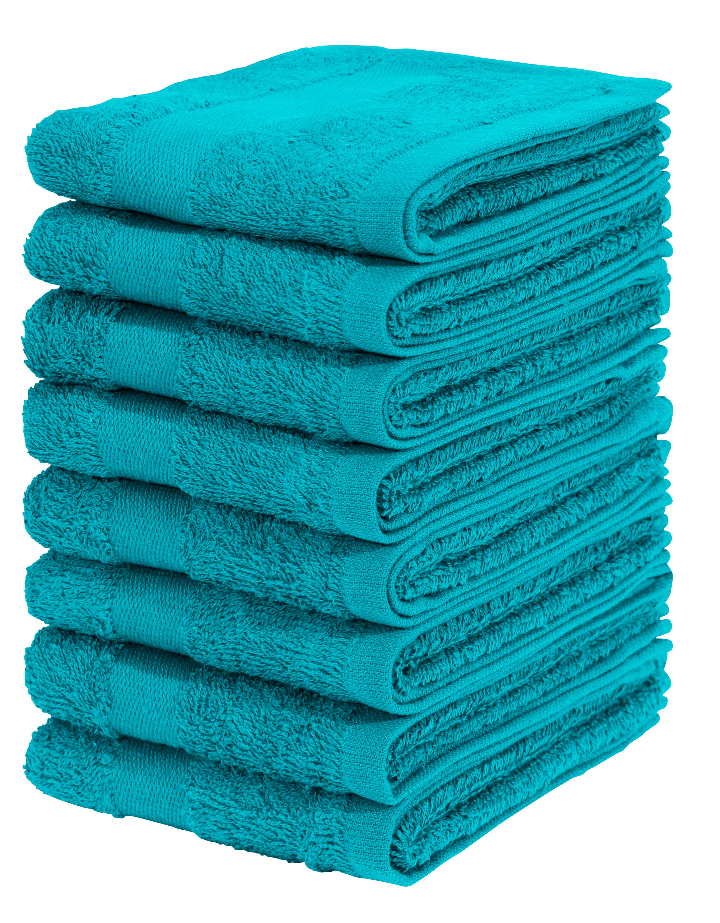 GOODproduct Gästehandtücher »Vanessa, als Set und Serie erhältlich, 8 Gästehandtücher, 30x50cm« Handtücher mit Bordüre, 100% Baumwolle, einfarbig, weich