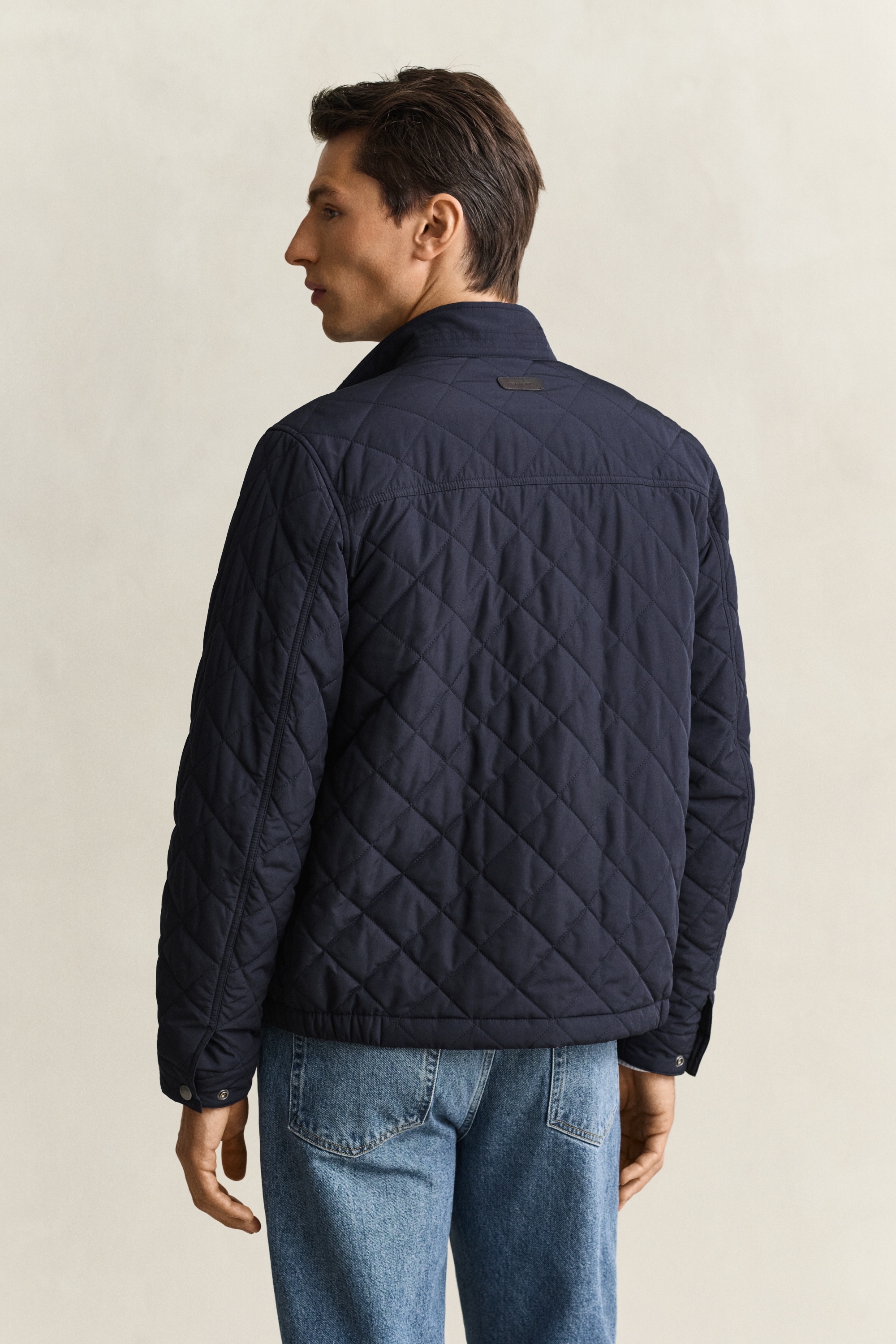 Gant Veste matelassée »CLASSIC QUILTED JACKET« sans capuche coupe régulière avec col montant
