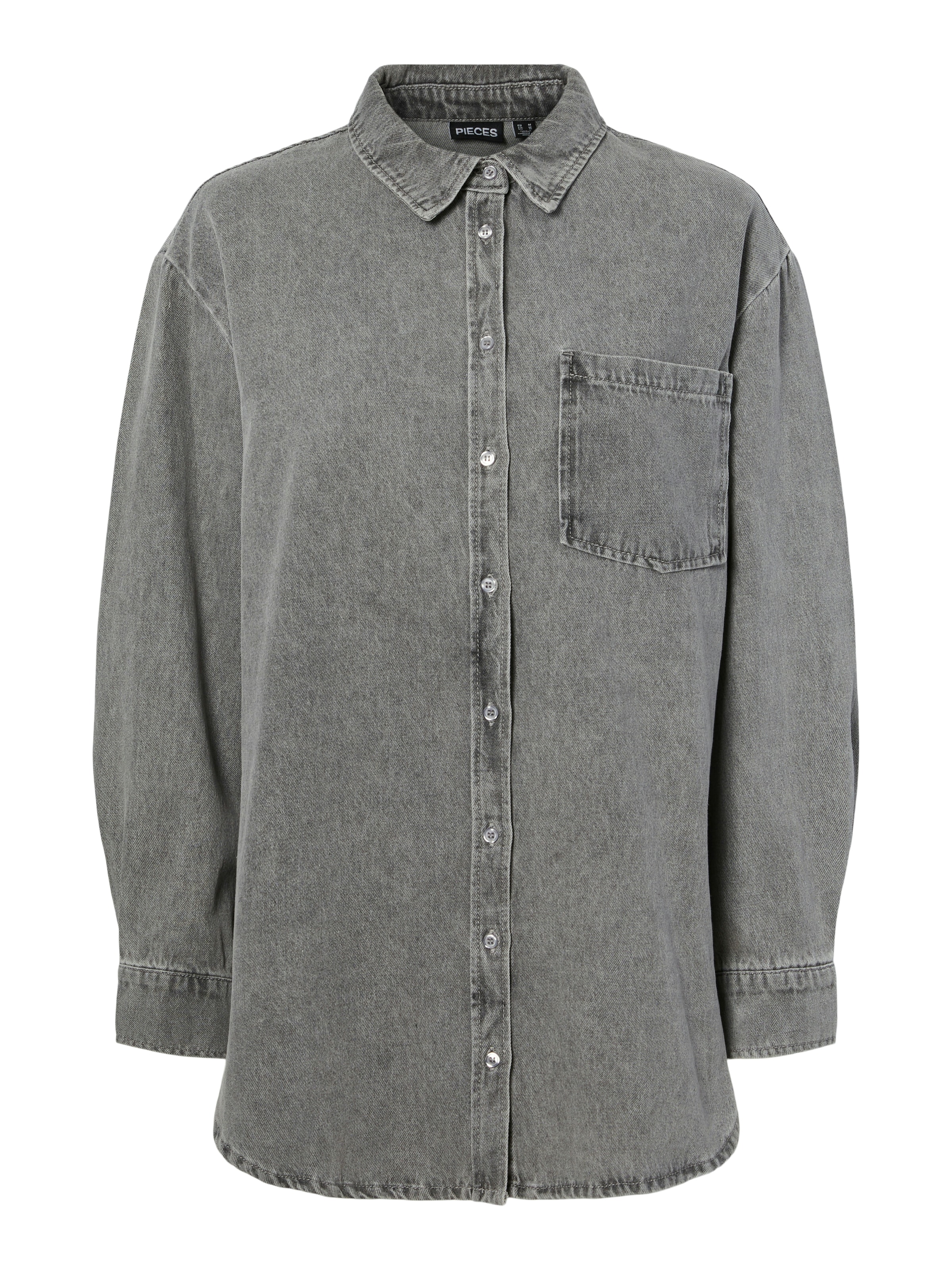 pieces Jeansbluse »PCMAISIE LS DENIM SHIRT NOOS BC«