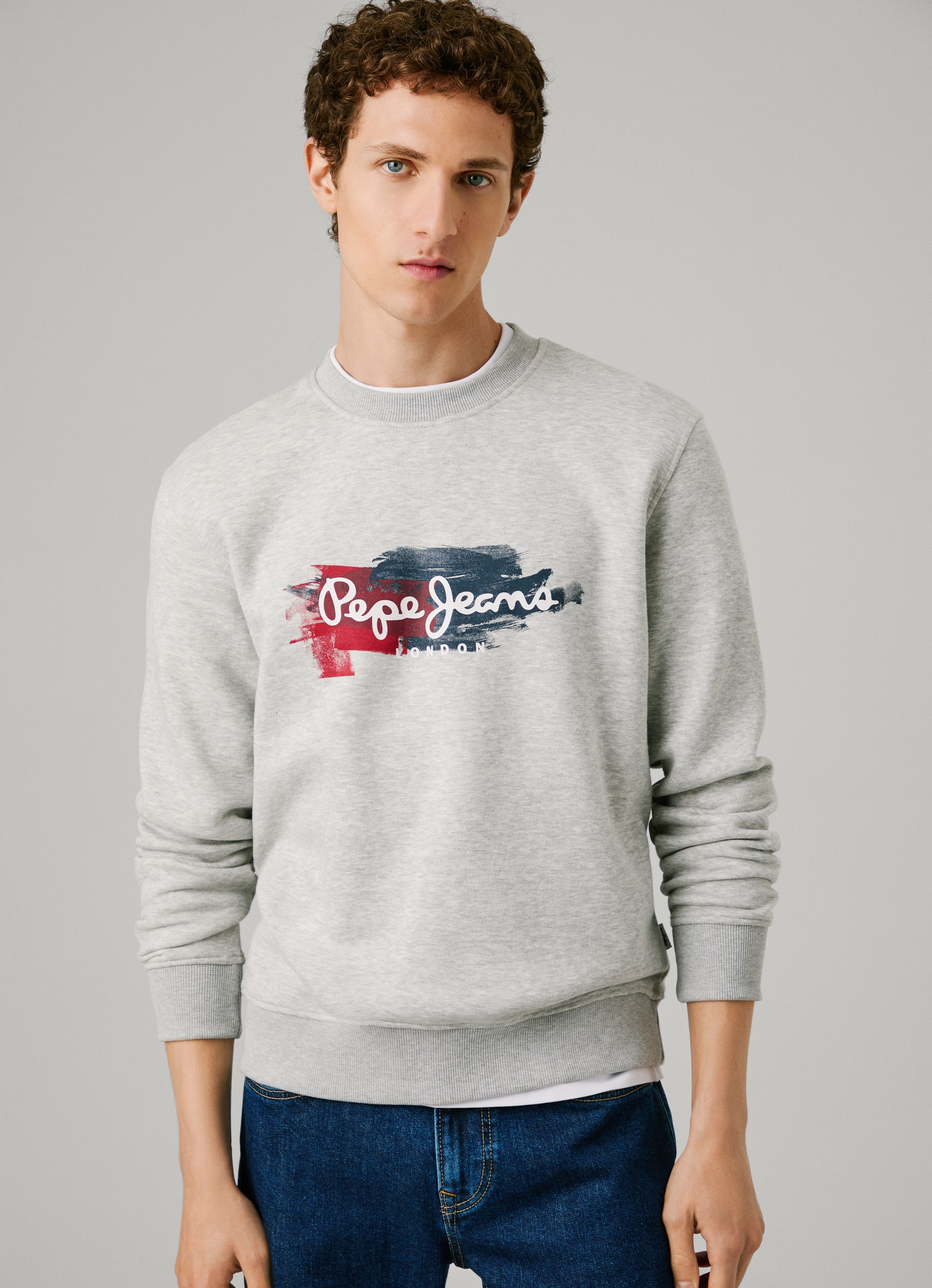 Pepe Jeans Sweatshirt »TREY CREW«, Regular Fit mit Rundhals
