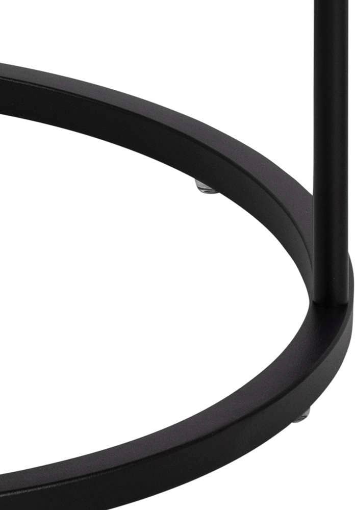 ACTONA GROUP Nachttisch »Polo« 1 Stk. tlg. Nachttisch in Weiss oder Schwarz, rund, Ø 40 cm, mit 1 Schublade