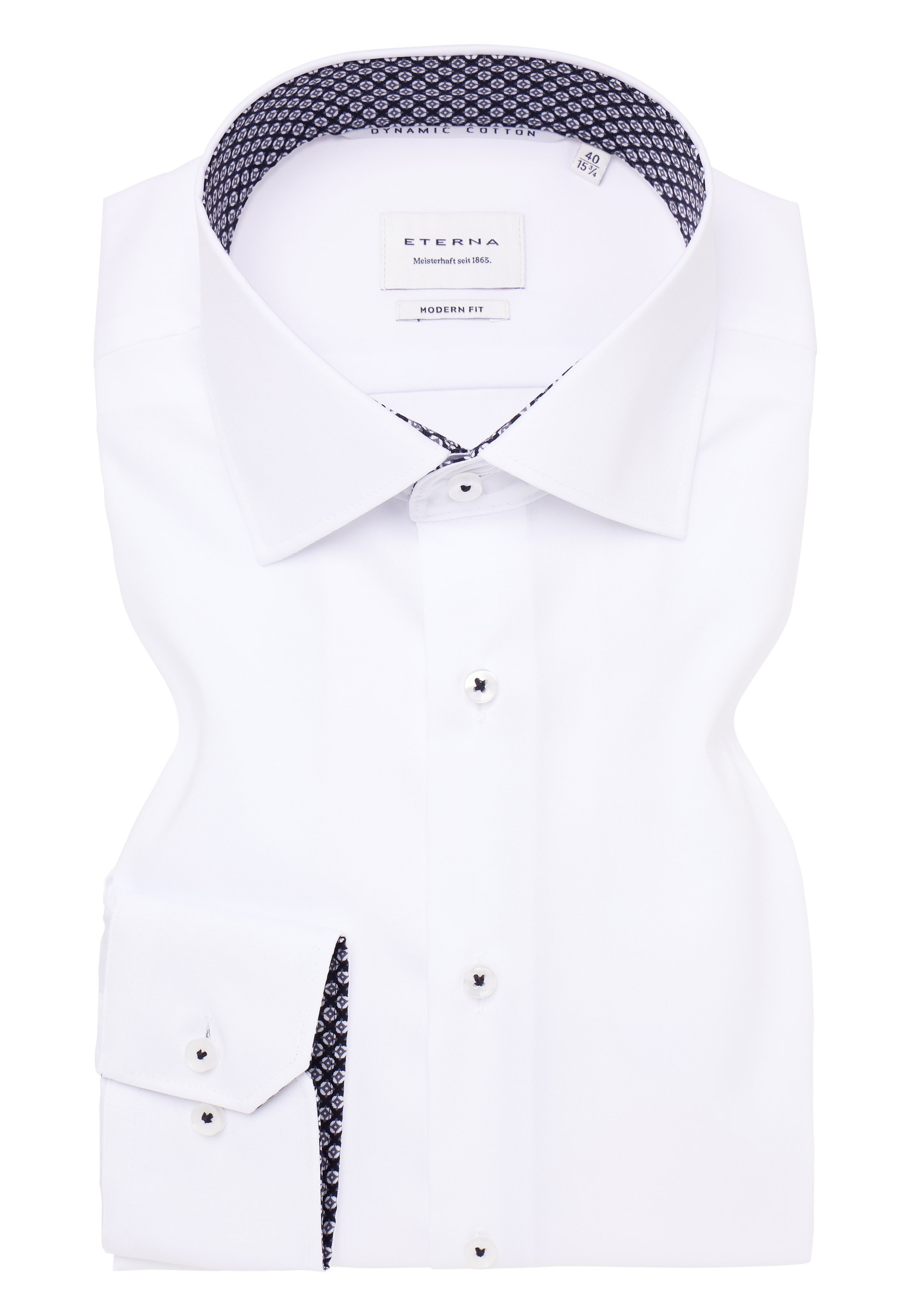 Eterna Langarmhemd »MODERN FIT« NON IRON (bügelfrei)