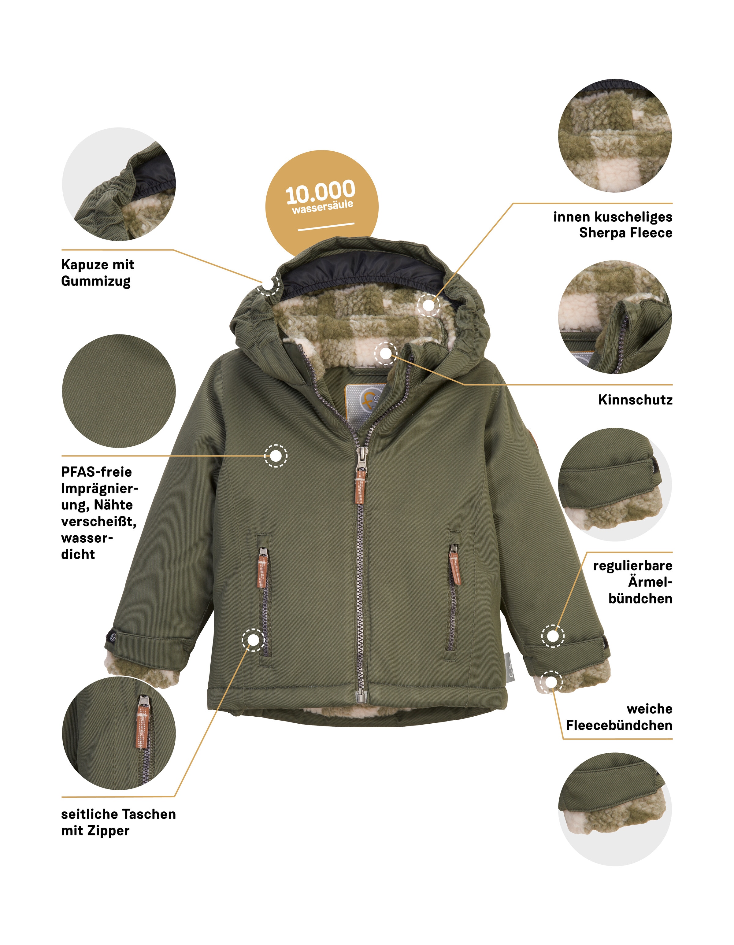 first instinct by killtec Veste fonctionnelle »FIOW 56 MNS JCKT« veste fonctionnelle douce, doublée, imperméable et coupe-vent
