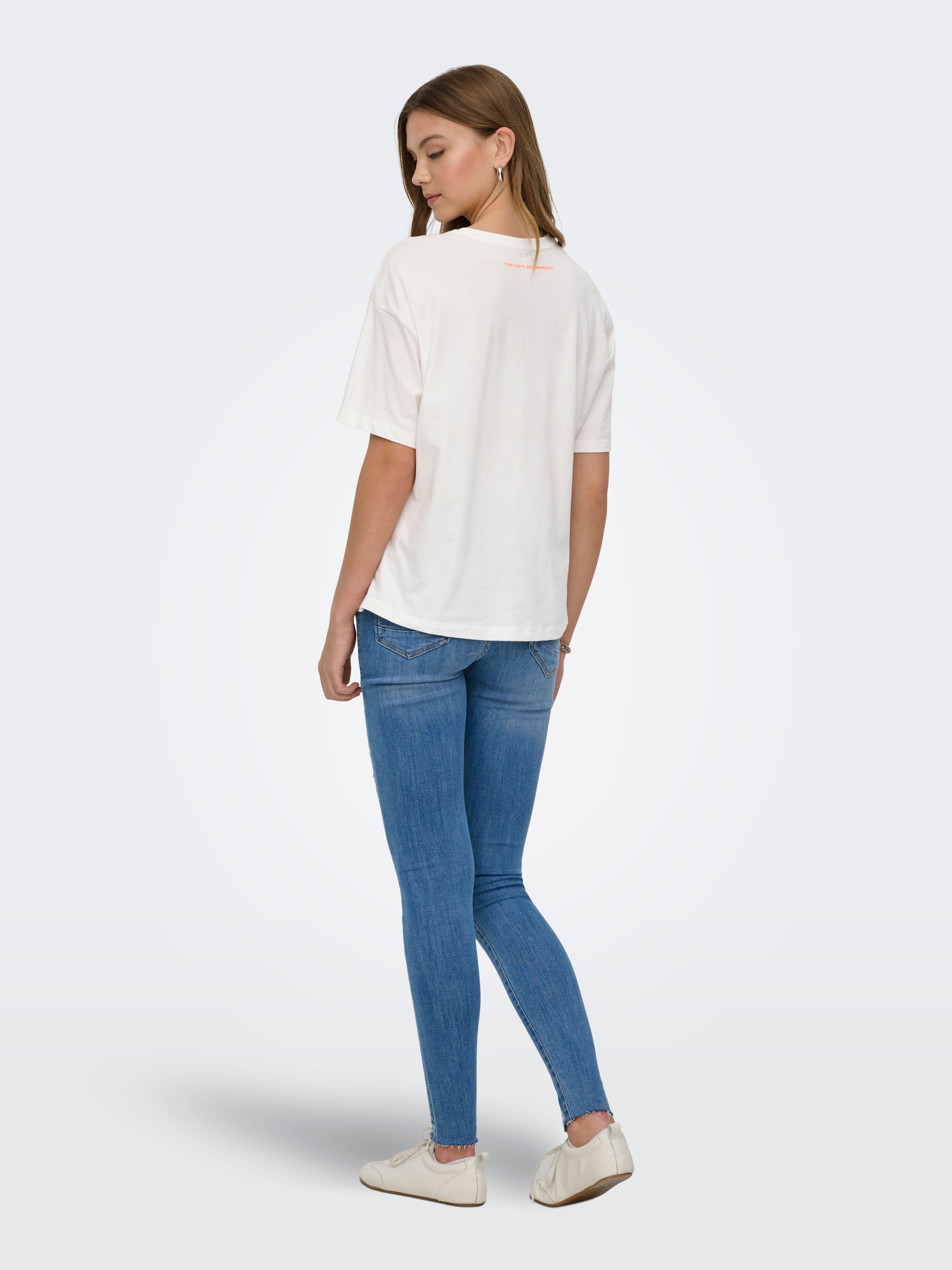 ONLY T-shirt à manches courtes »ONLBOLETTE LIFE S/S TOP BOX CC JRS« avec imprimé accrocheur