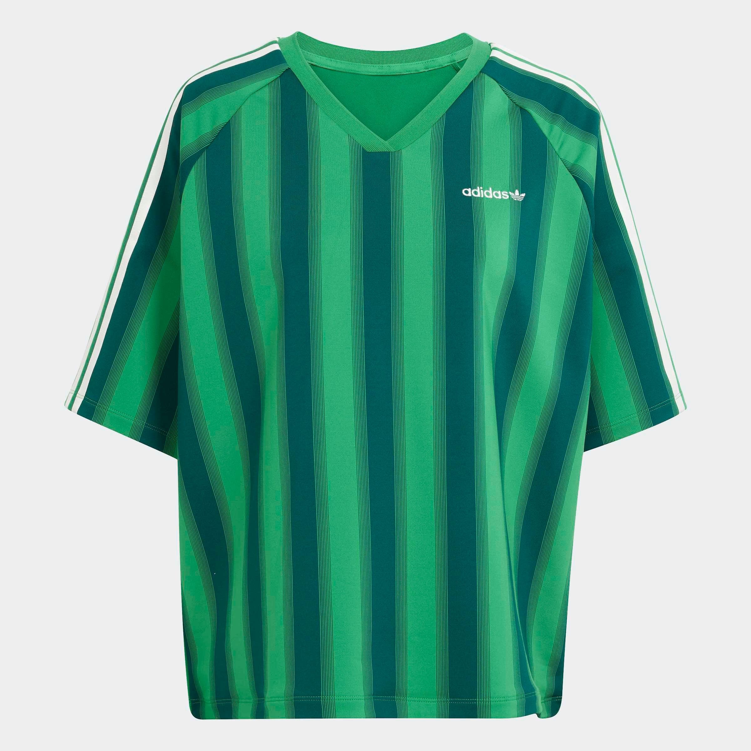 adidas Originals T-Shirt »LINEAR TEE« sportlicher Stil, lockere Passform, aus Polyester und Elasthan