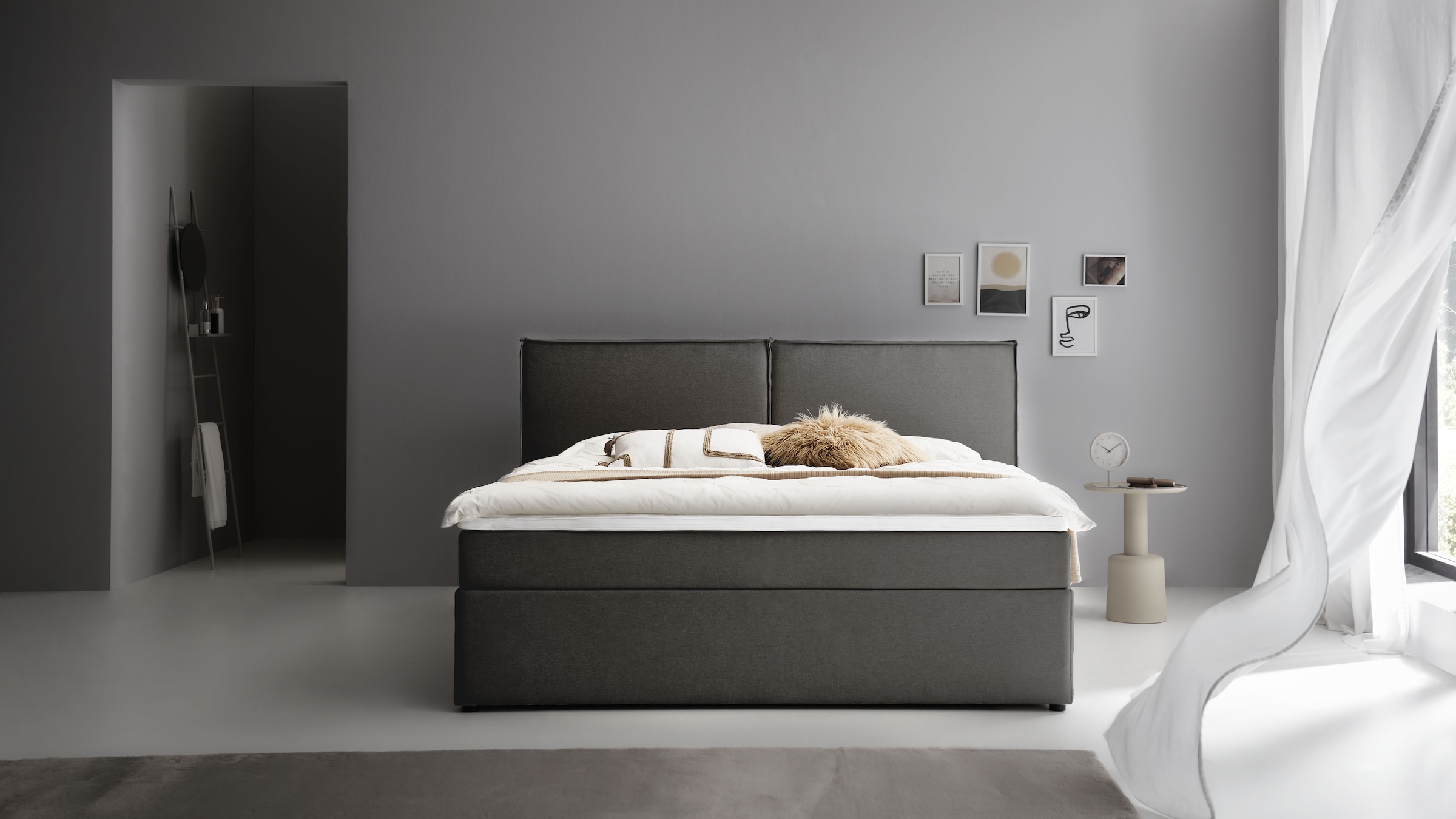 ATLANTIC home collection Lit de boxe »NIKITA« lit bas, au choix avec matelas et surmatelas