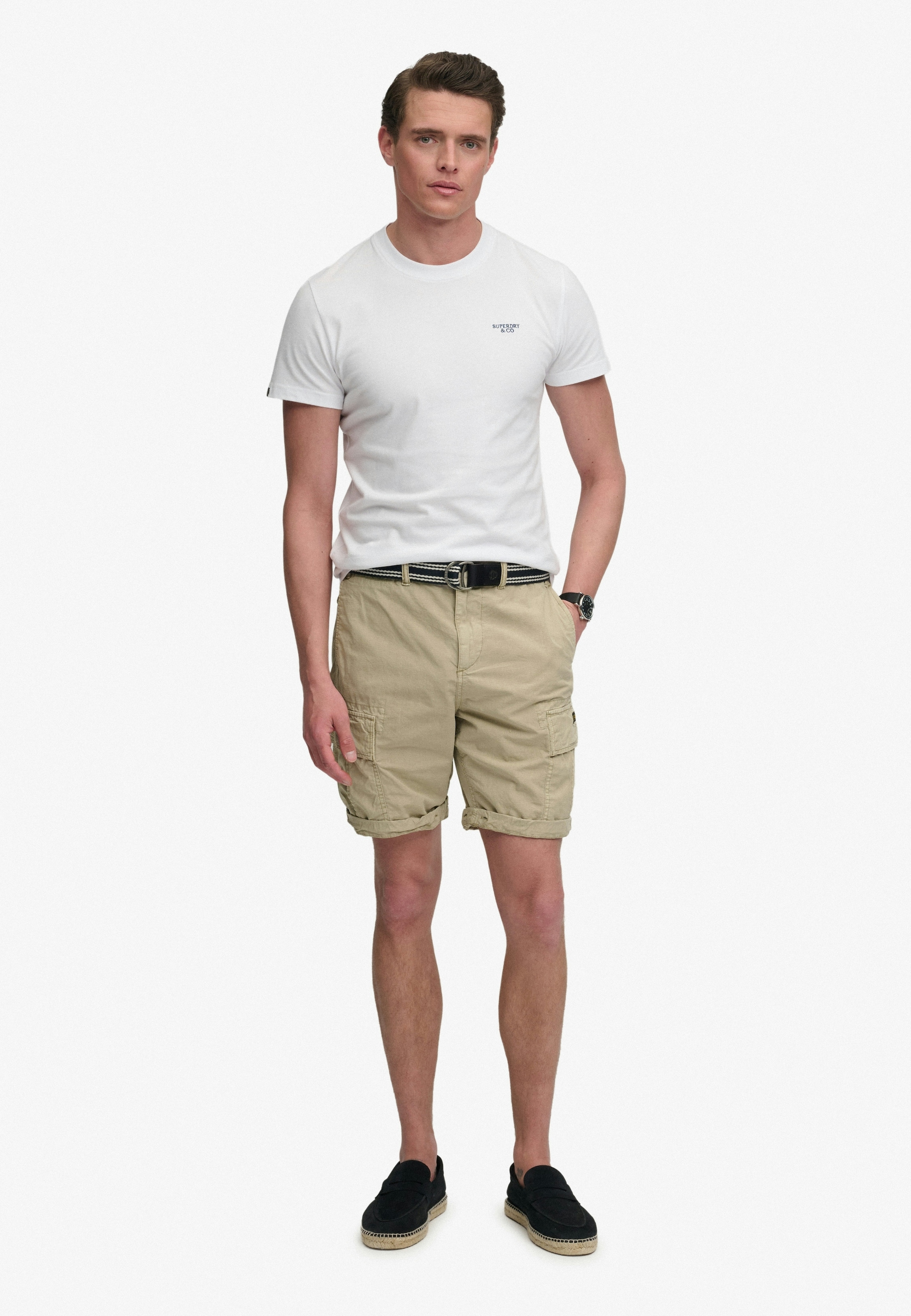 Superdry Short cargo »RIPSTOP LIGHT CARGO SHORT«  coupe décontractée, longueur genou, avec fermeture éclair