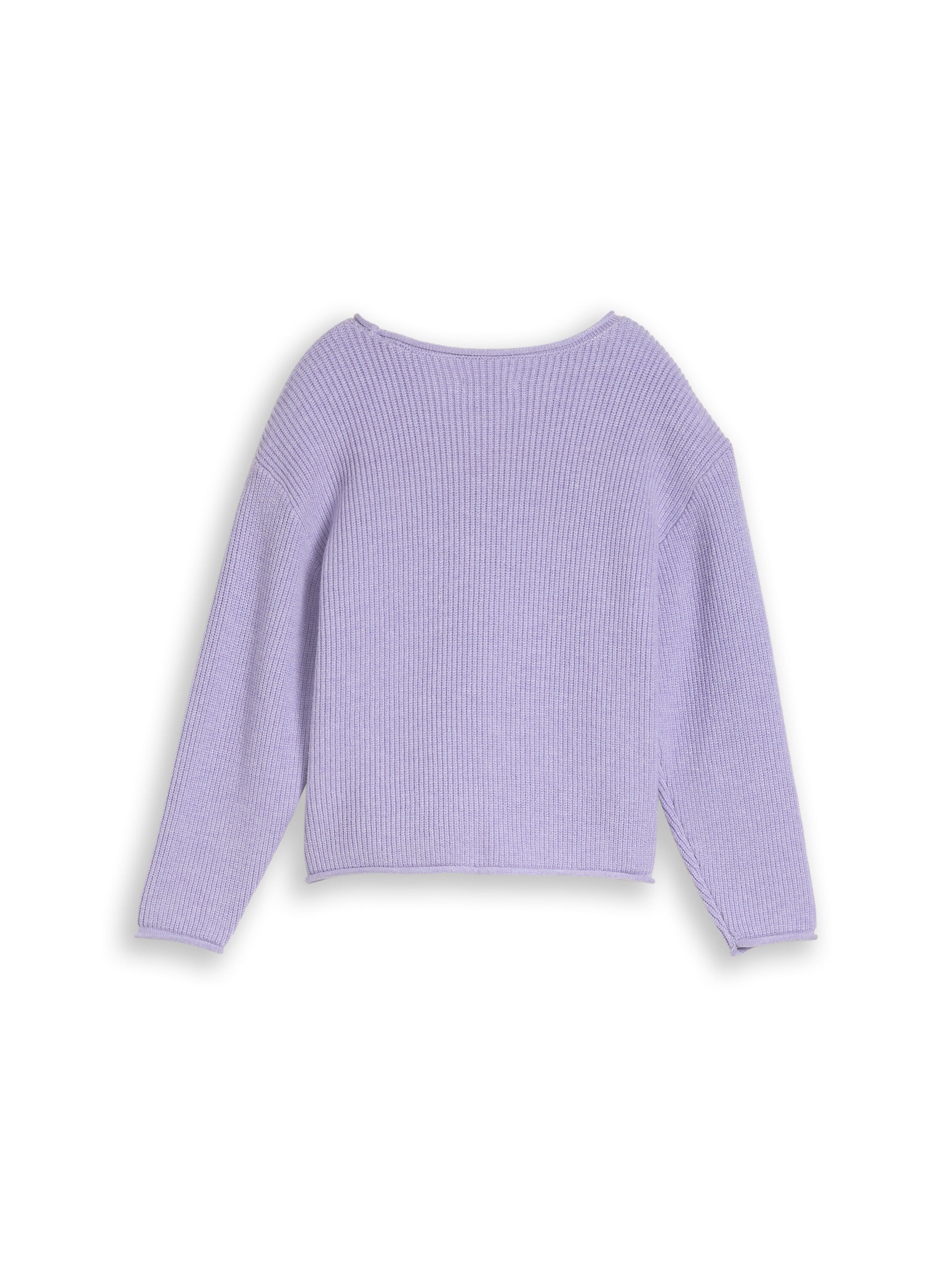 TOM TAILOR Jacquardpullover mit Streifen Muster