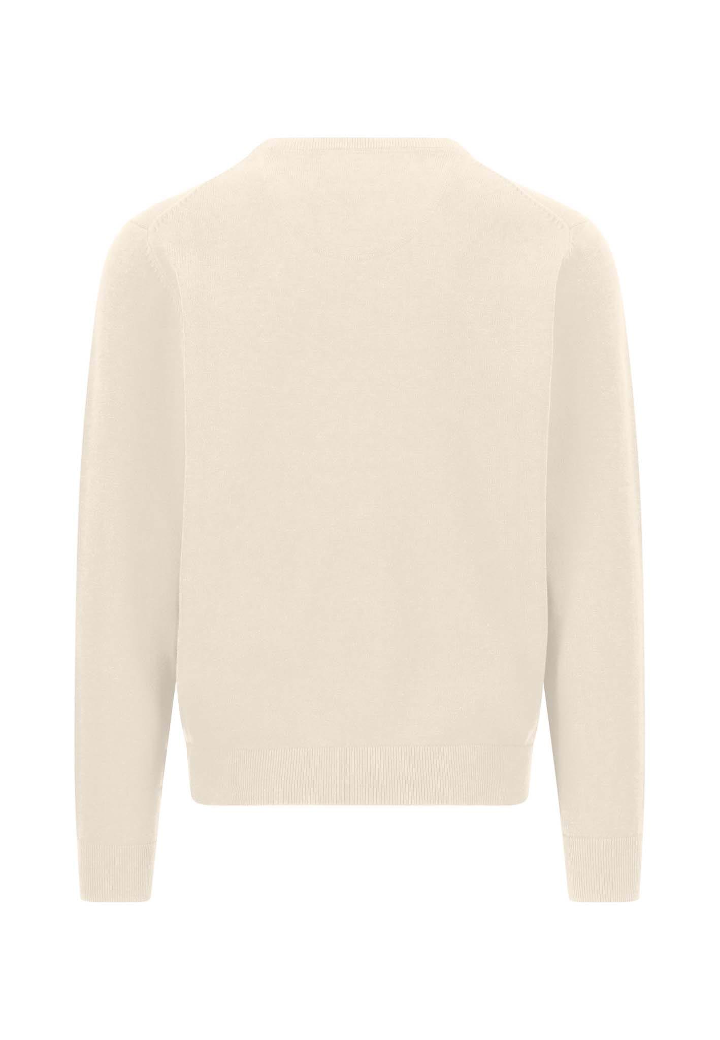 FYNCH-HATTON Pull en tricot avec broderie du logo