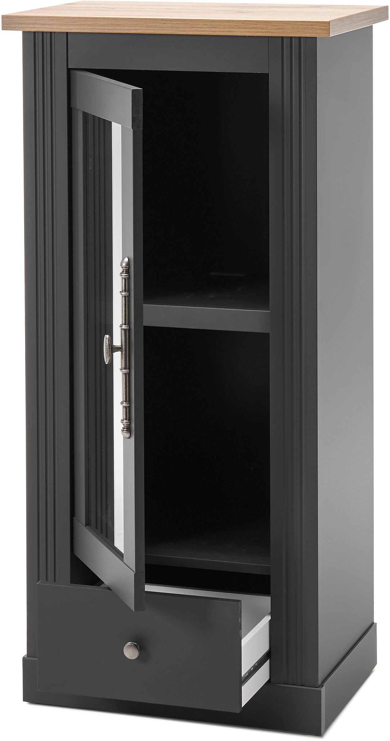 Home affaire Wohnwand »Westminster BESTSELLER!« Set, Vitrine, Lowboard, Kommode, Wandregal, 4 Stk. tlg.