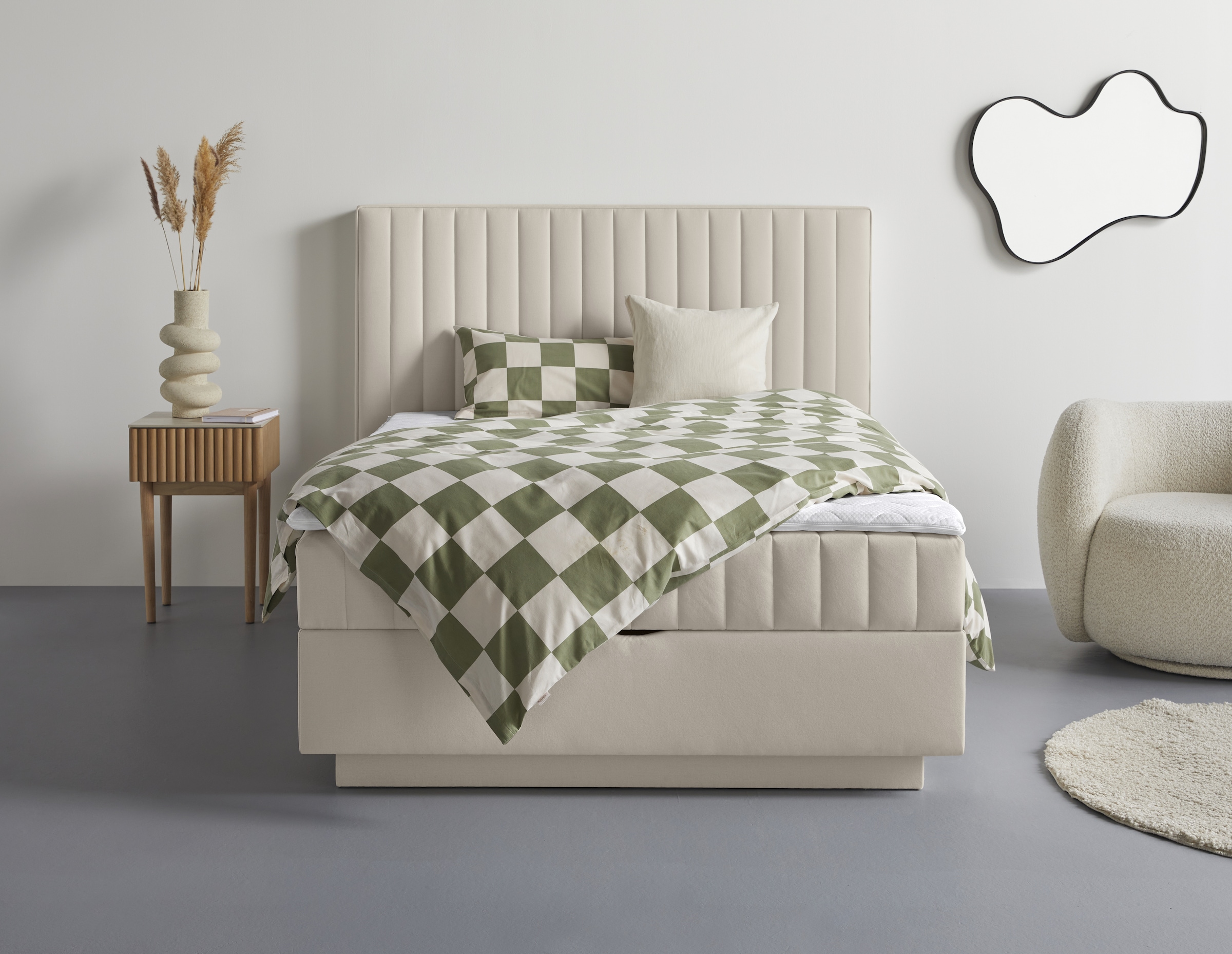 homsy by Ana Johnson Boxbett »Moonio inkl. Bettkasten« erhältlich in verschiedenen Breiten und Härtegraden