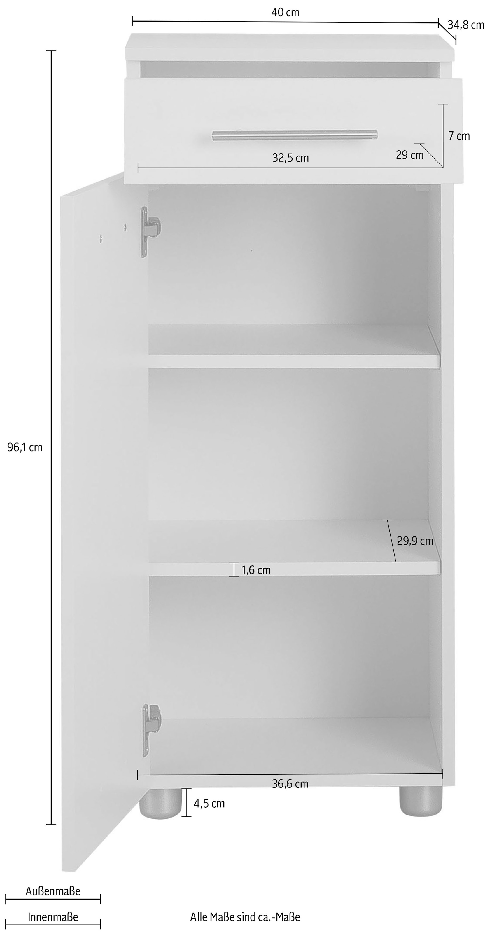 OPTIFIT Armoire basse »Bern«